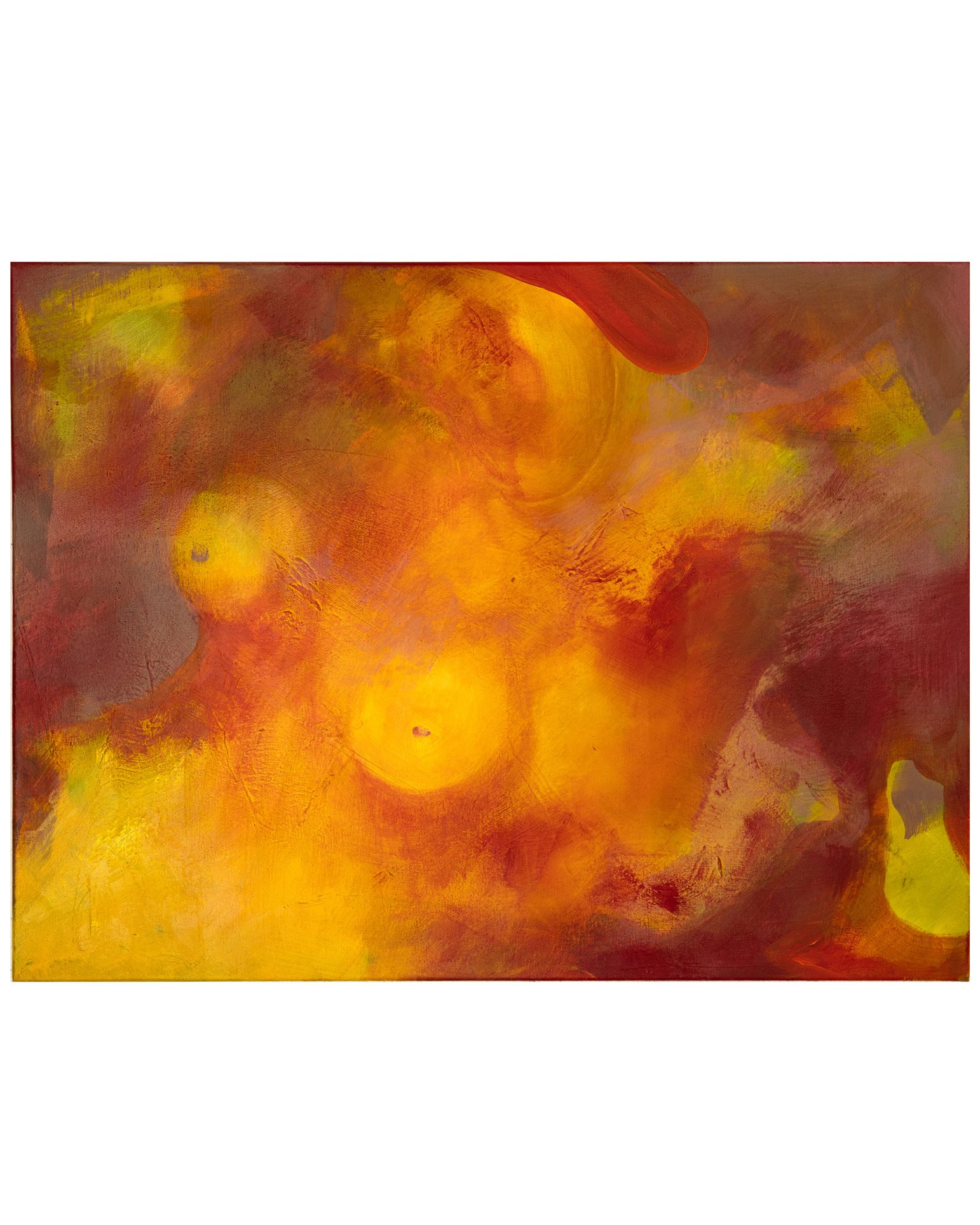 "Desire",  60cm x 80cm, acryl, raw pigment, bee wax on canvas, 2022