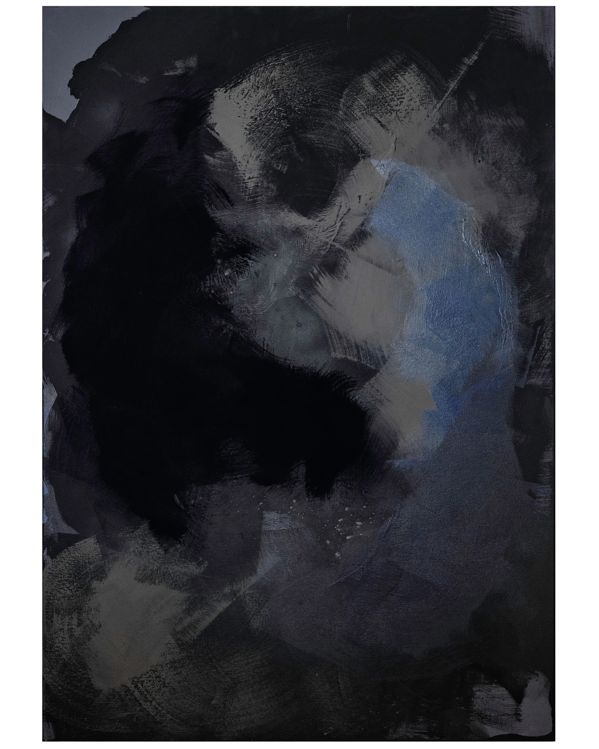 "Death as part of Birth", 60x80cm, acrylic on canvas, 2019