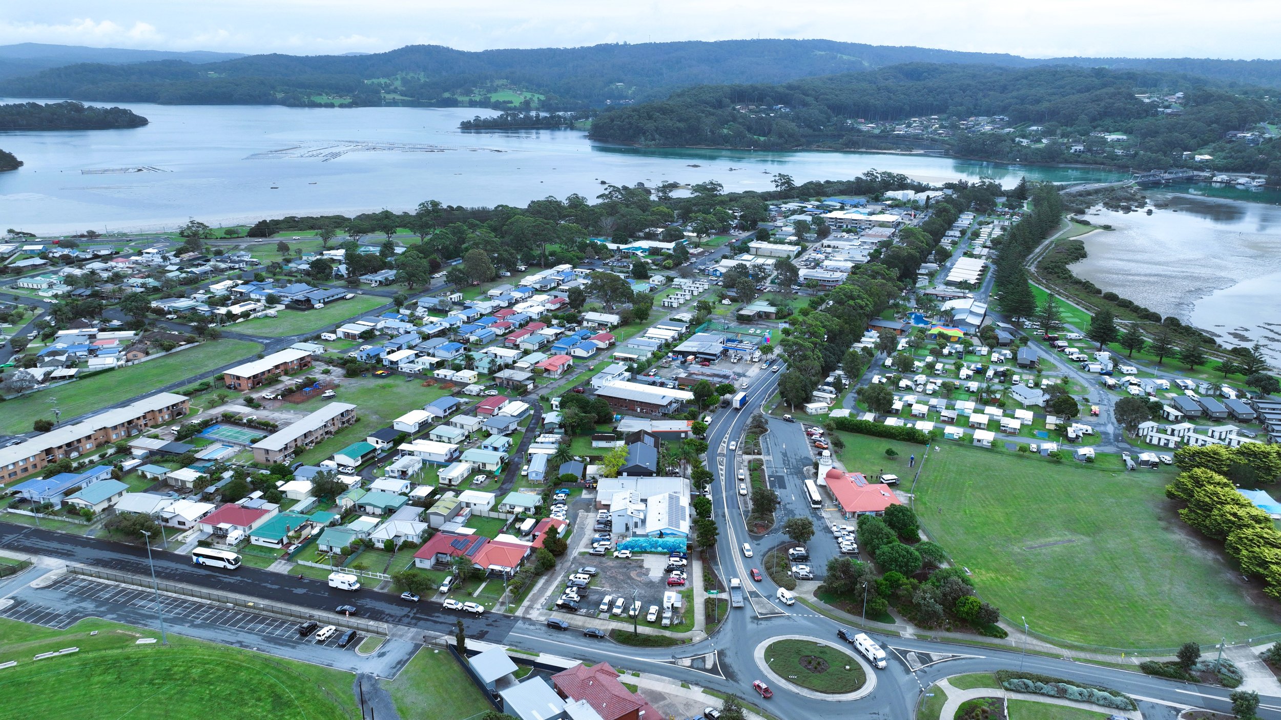 Narooma town Wagonga Inlet coast scenic ocean beauty real estate