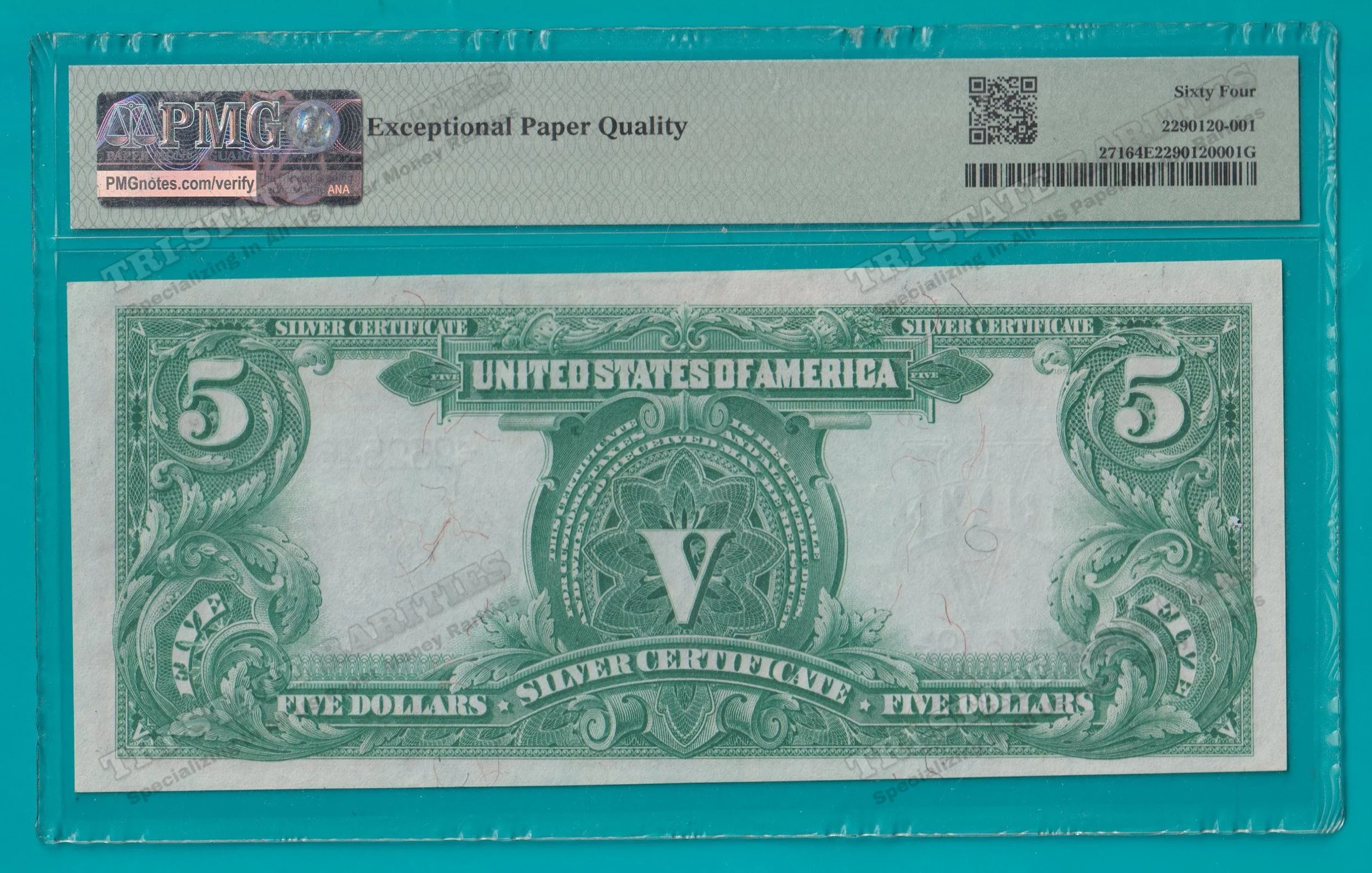 STK_ 43 - 1899 $1 SC CHIEF - PMG CU64EPQ - BACK watermarked.jpg