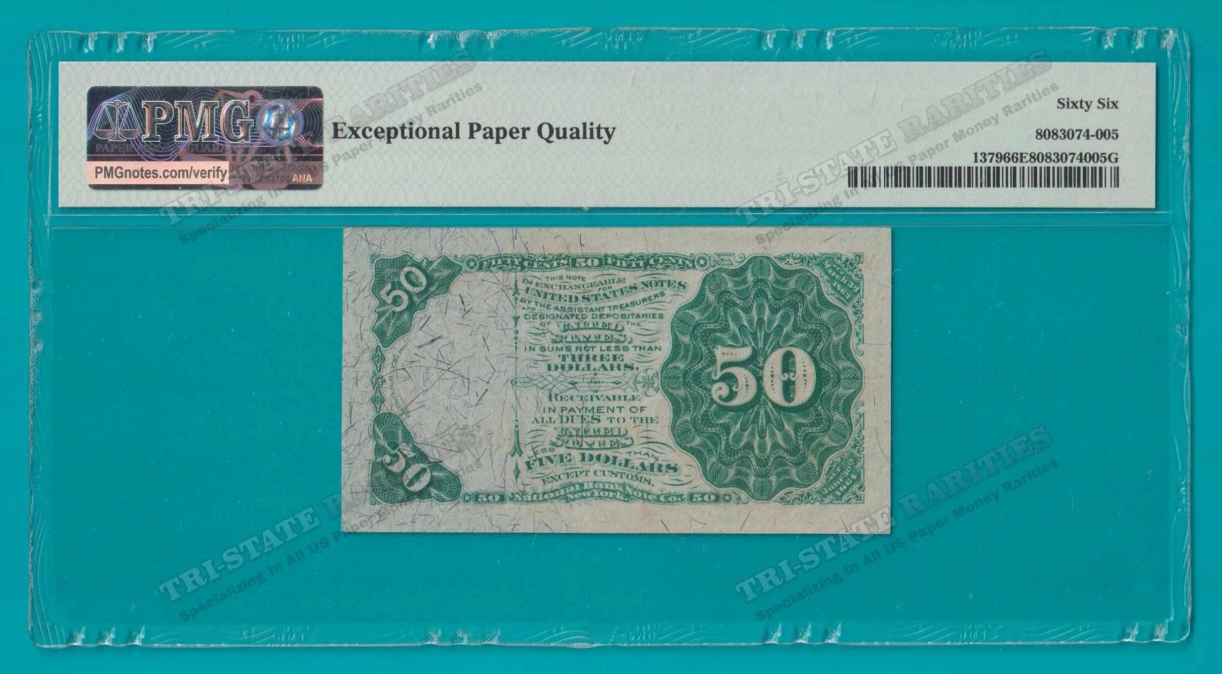 STK_ 21 - 50C Fourth Issue Fractional - PMG 66Q - BACK watermarked.jpg