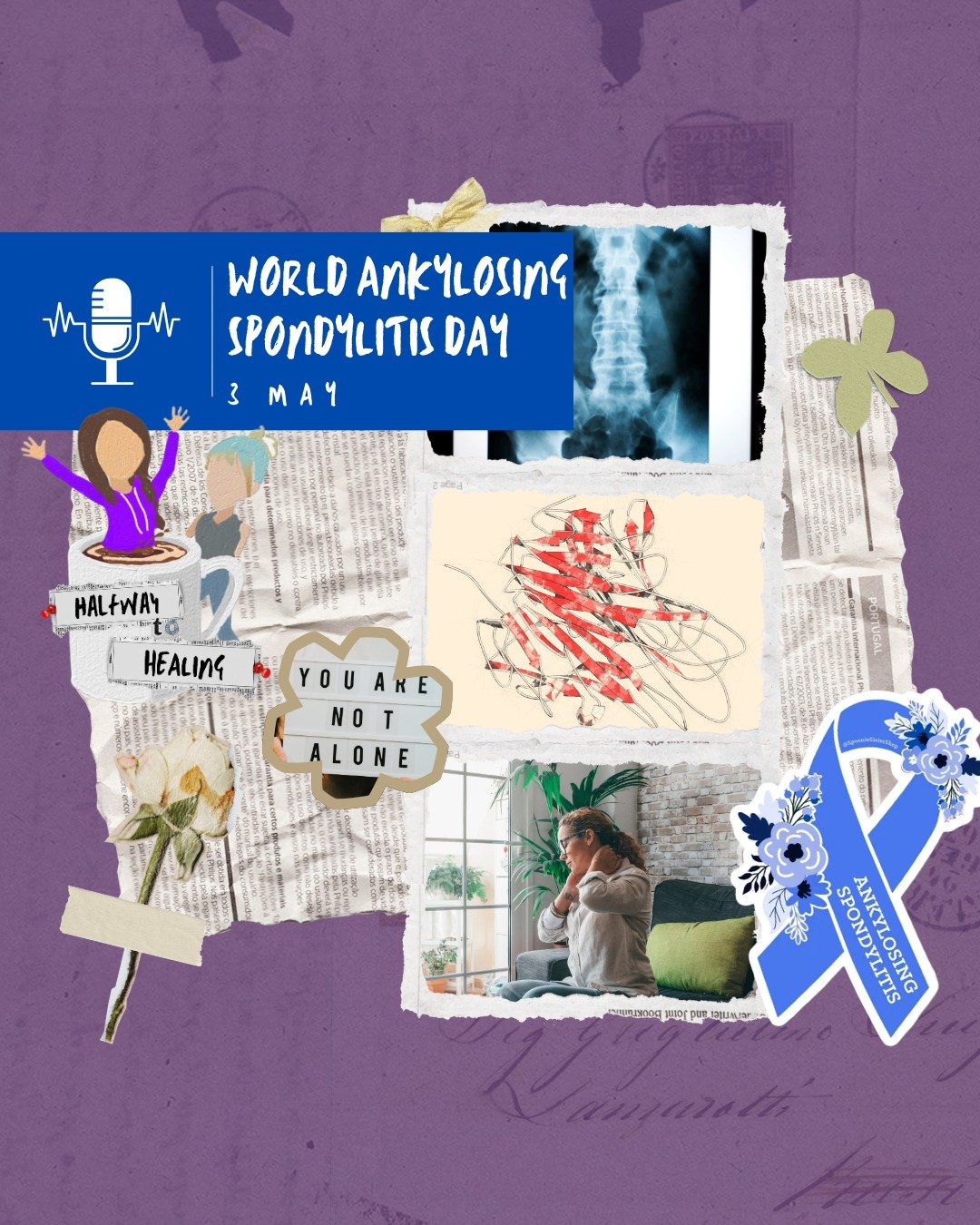 Today is World Ankylosing Spondylitis (AS) Day — a day to shine a light on a condition that often hides in plain sight.
AS is a form of arthritis that primarily affects the spine, but its impact goes far beyond the bones. It can mean chronic p