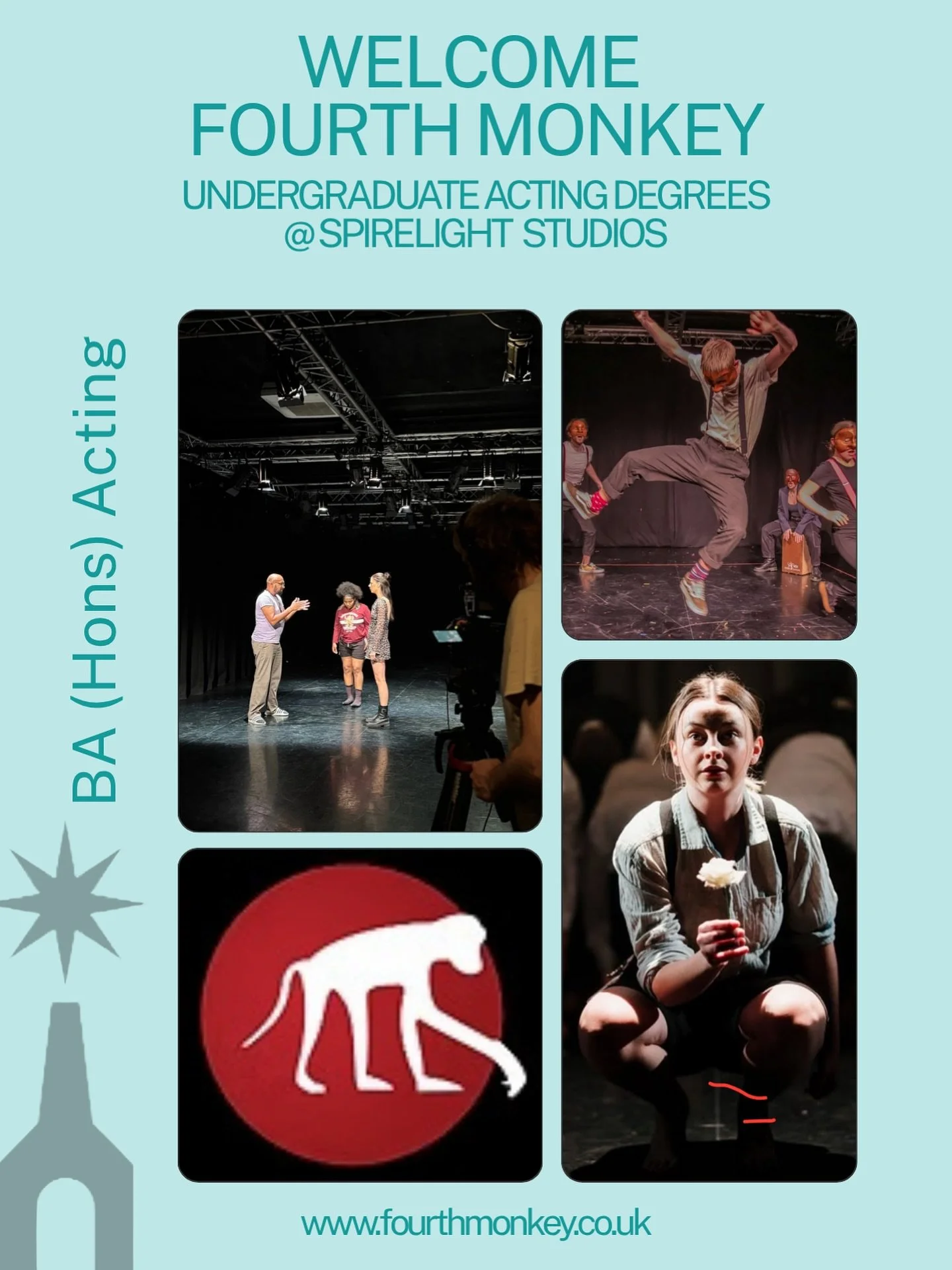 We LOVE hosting @fourthmonkey who use some of the @spirelightstudios Spaces to support their teaching. Their students and staff are fantastic. Watching them teach their stage combat course was a highlight for us! For more information check out the un