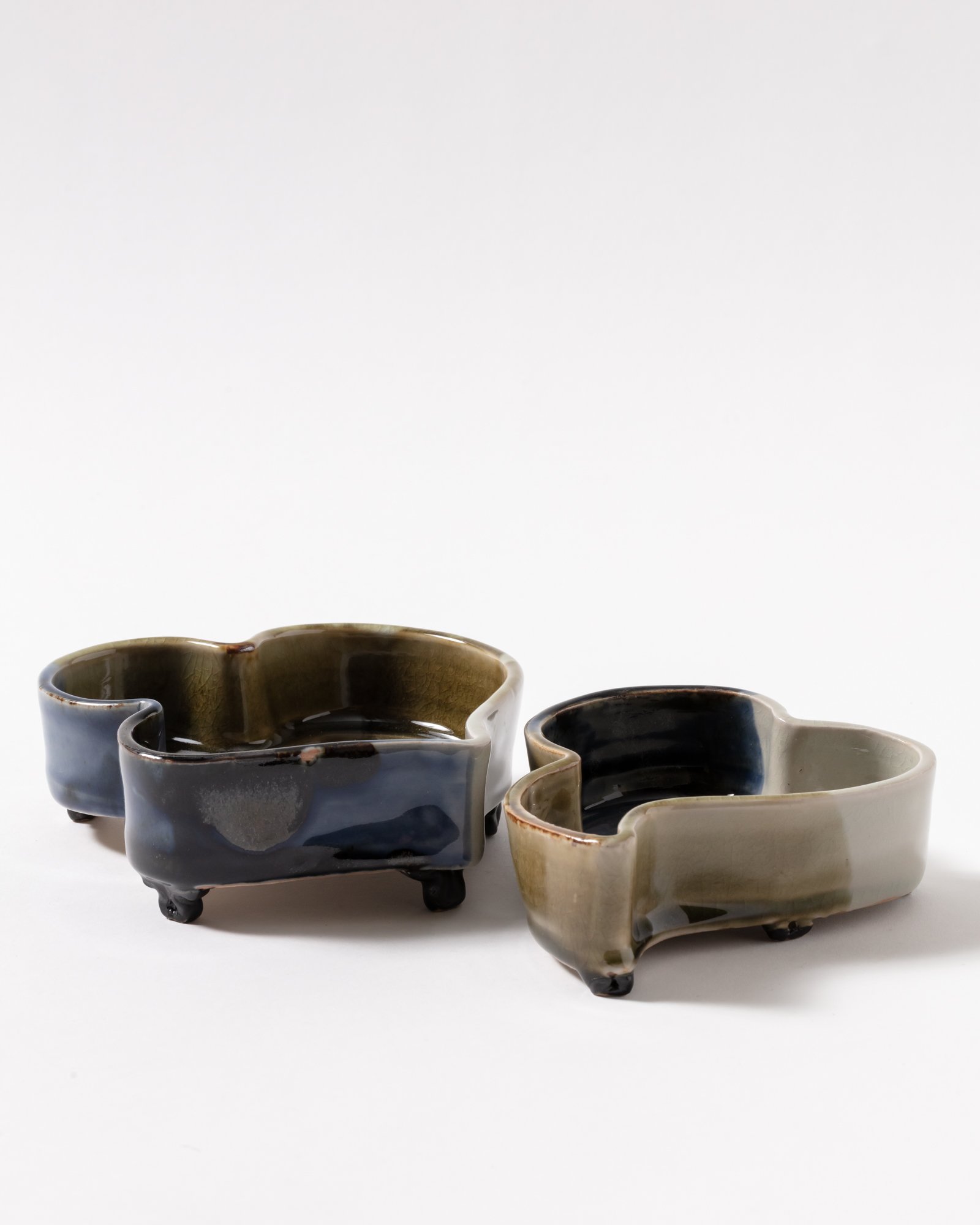 Pair of Oribe  Serving Dishes $150