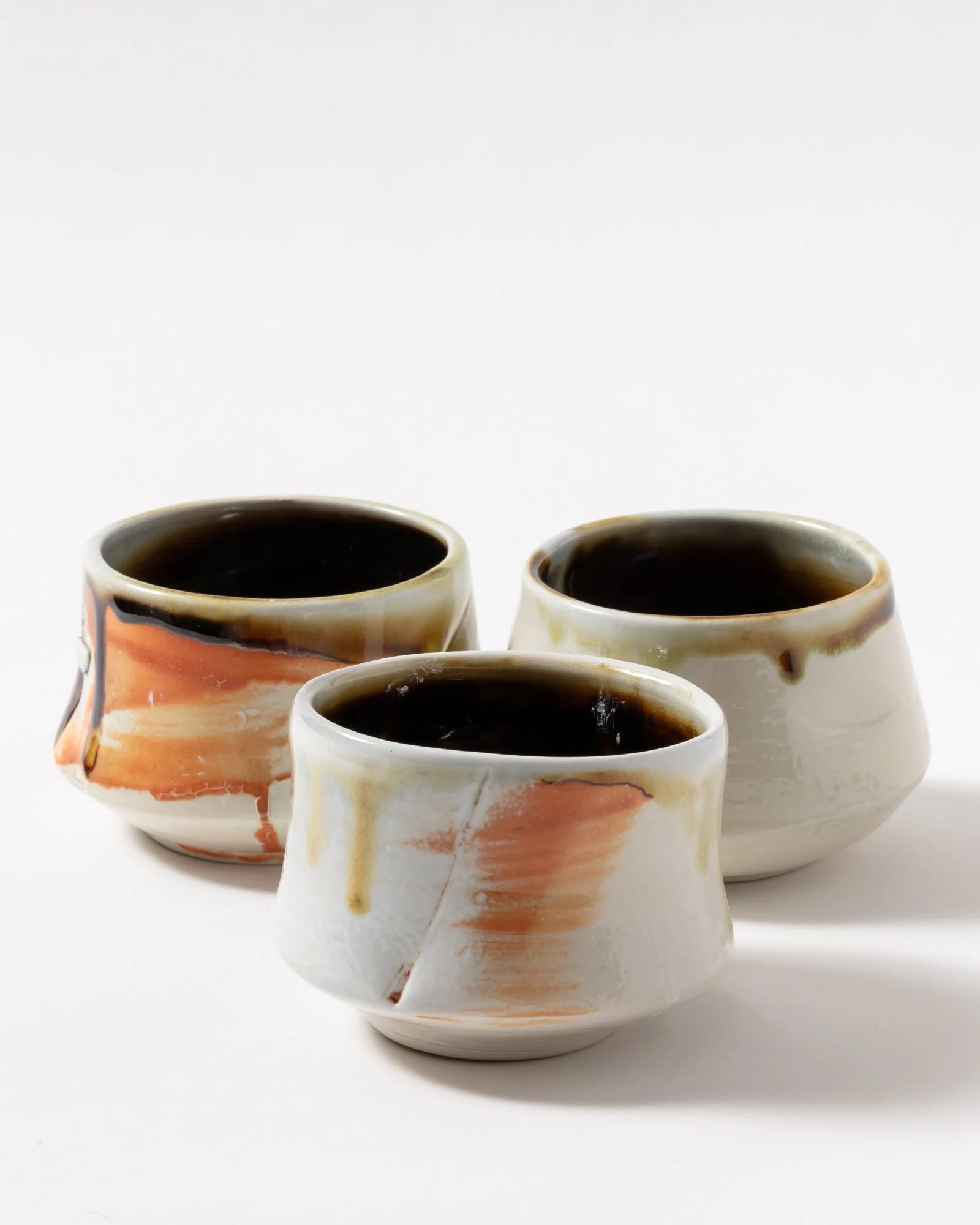 Porcelain, Soda Fired Matcha Tea Bowl Set $250