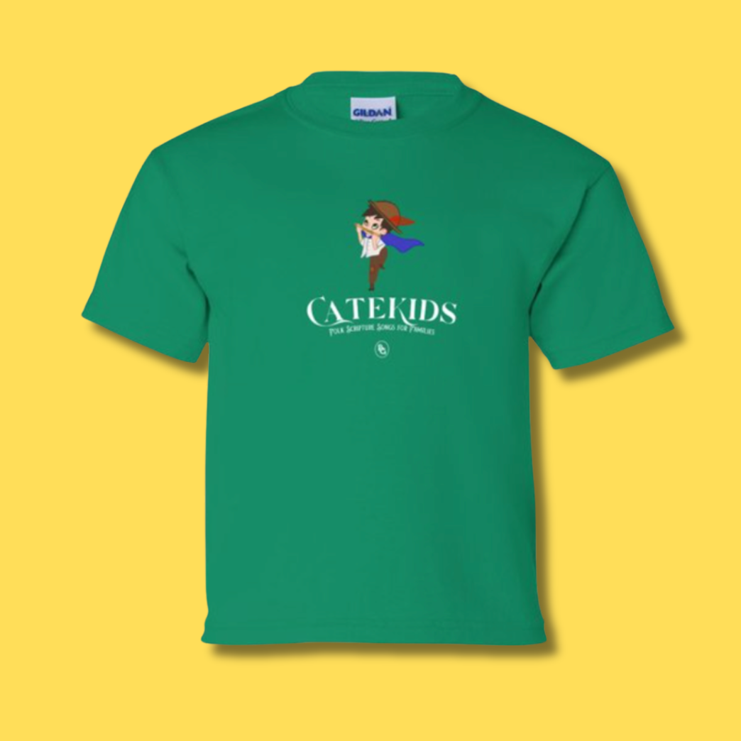 Catekidstshirtyellowback.png