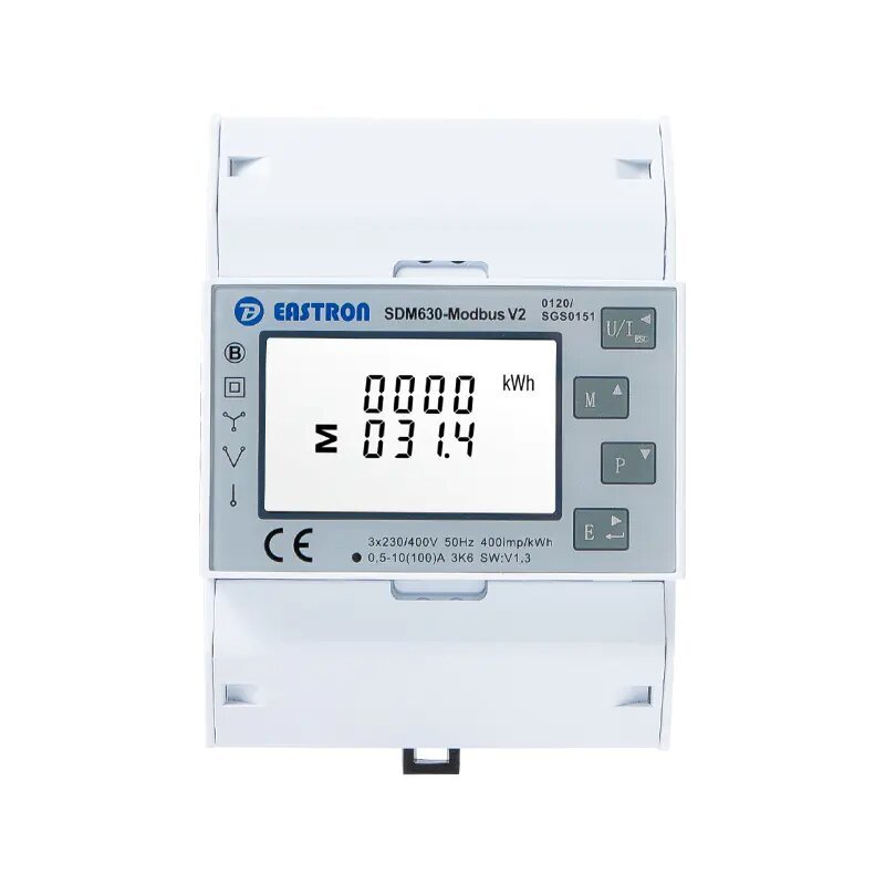 Eastron SDM630-M ( 100A Single/Three Phase Digital Display Multifunction/Modbus Din Rail Meter )