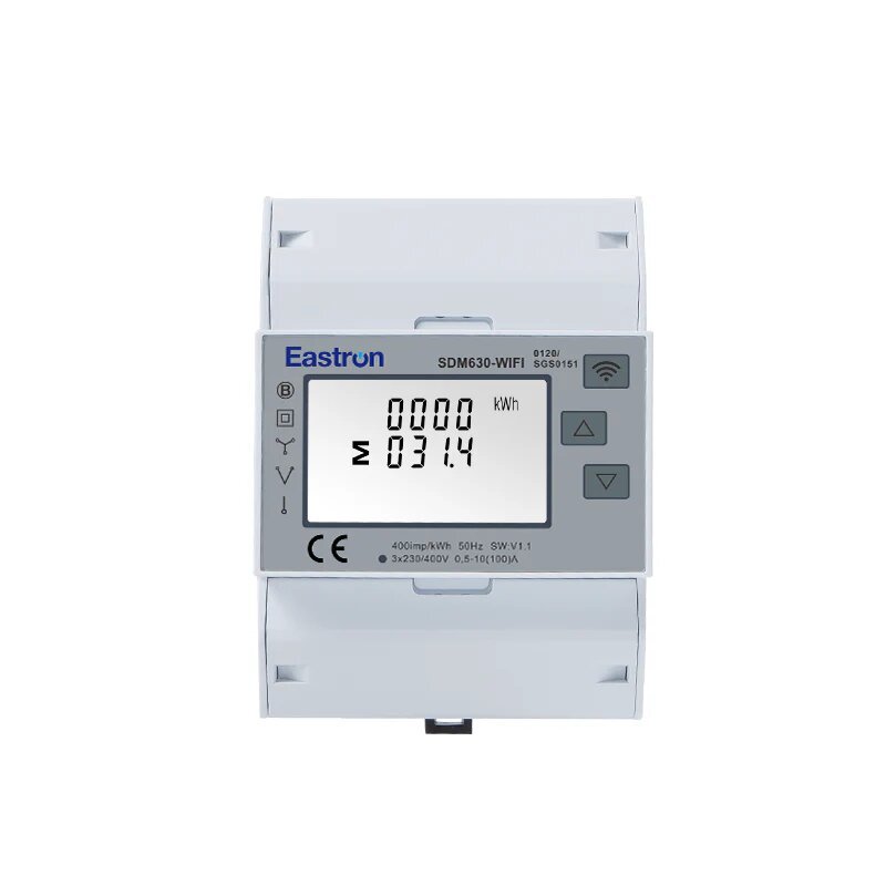 Eastron SDM630-WIFI ( Three Phase 100A Digital Display WIFI Operated Din Rail Meter )