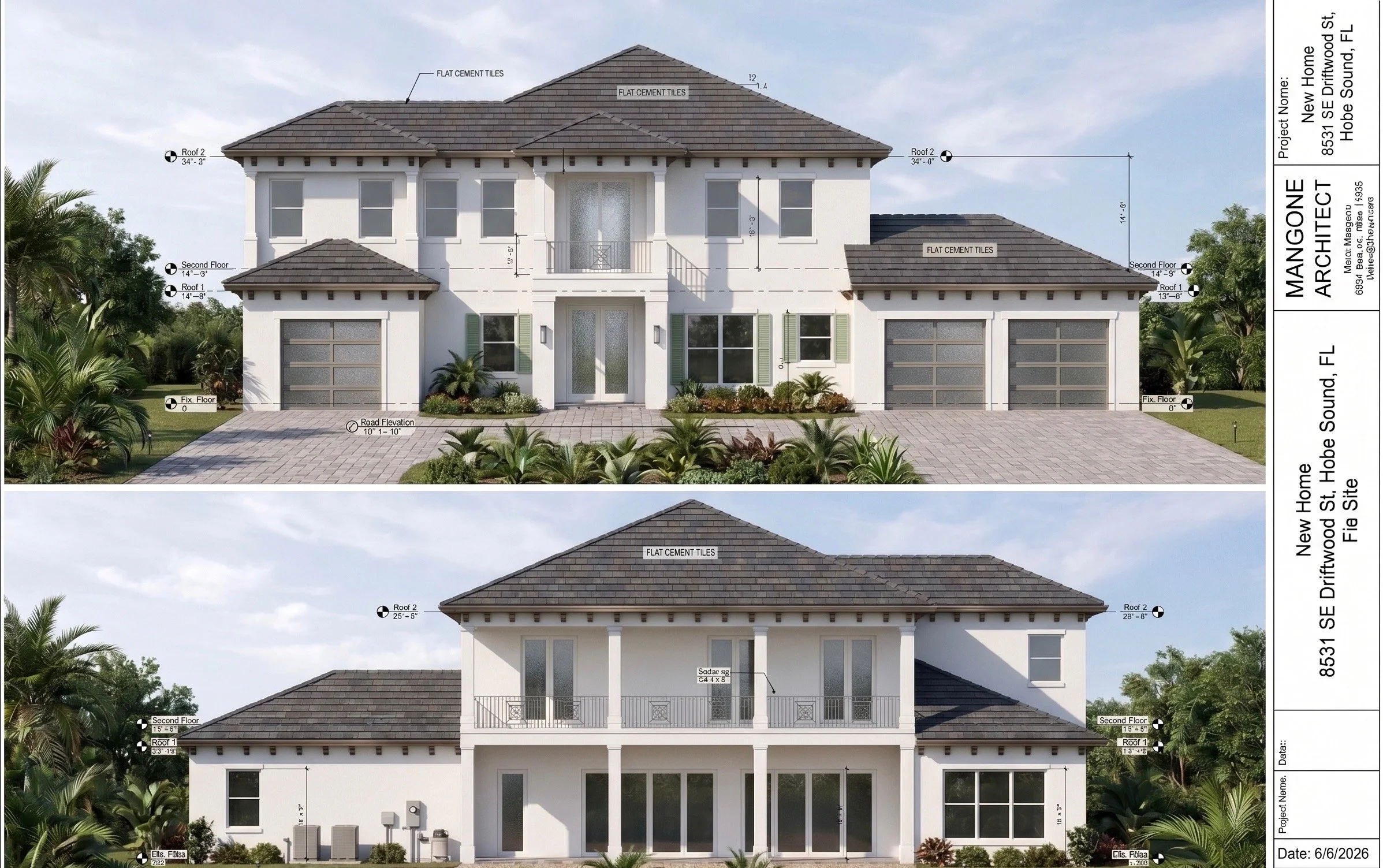 Canal waterview home in hobe sound florida
