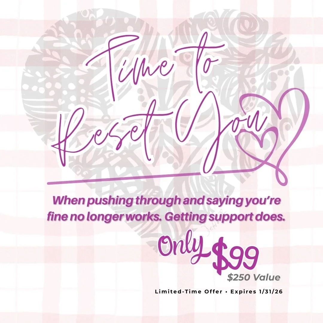 TIME TO RESET YOU - 60-minute private session with Coach Darby