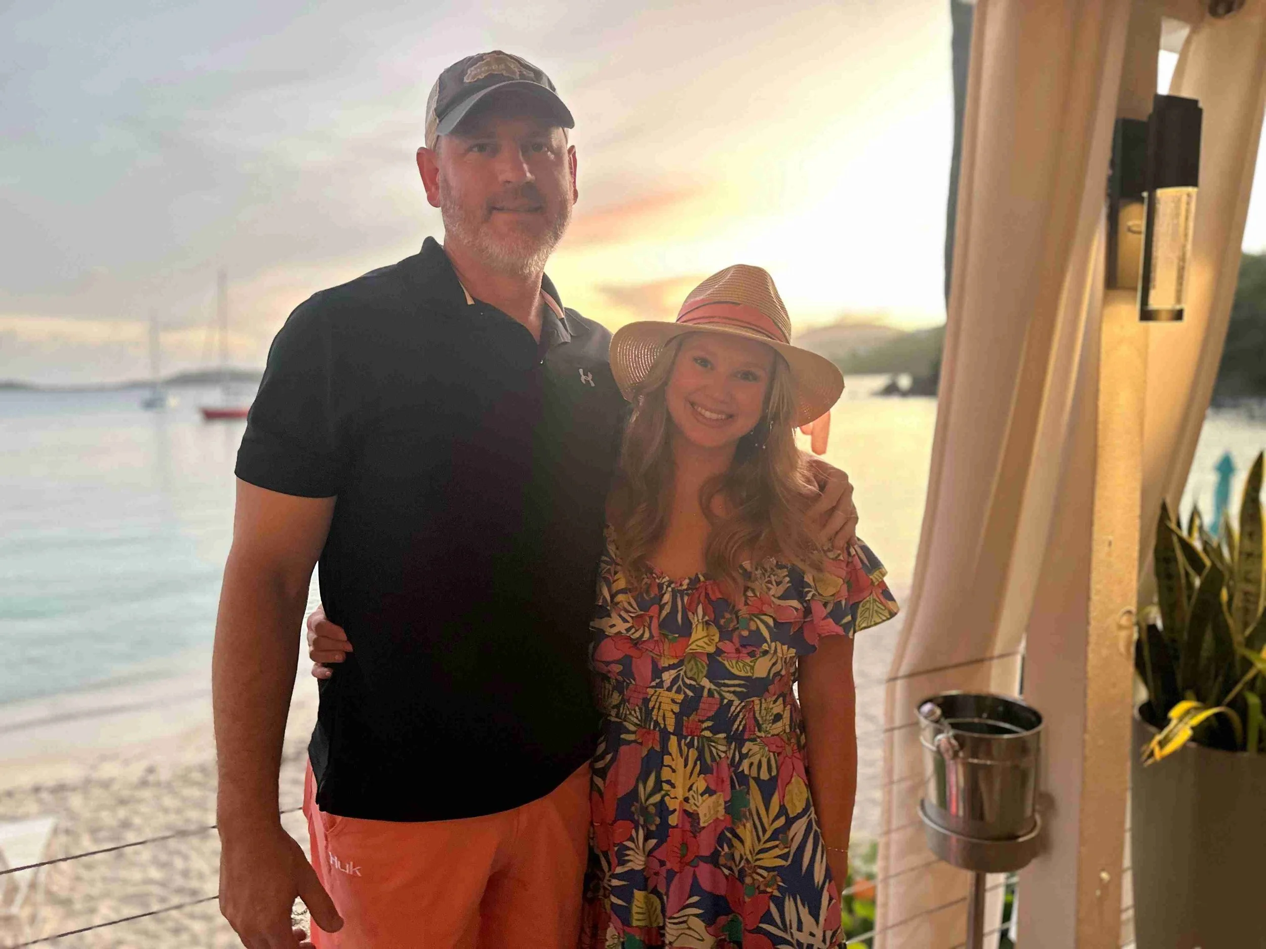 Justin and Paige photo at Sapphire Beach Resort and Marina