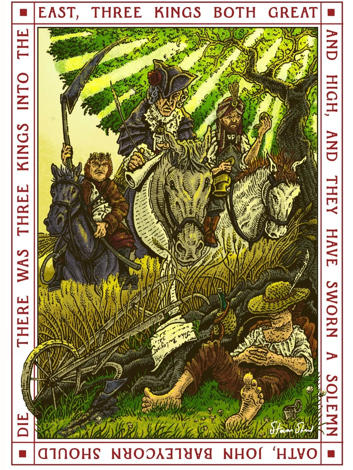 &lsquo;There was three kings into the east,
Three kings both great and high,
And they hae sworn a solemn oath
John Barleycorn should die.&rsquo;

Happy Burns to all!

I&rsquo;ve been working with the folks @lady_ofthe_glen  again and will soon be rel