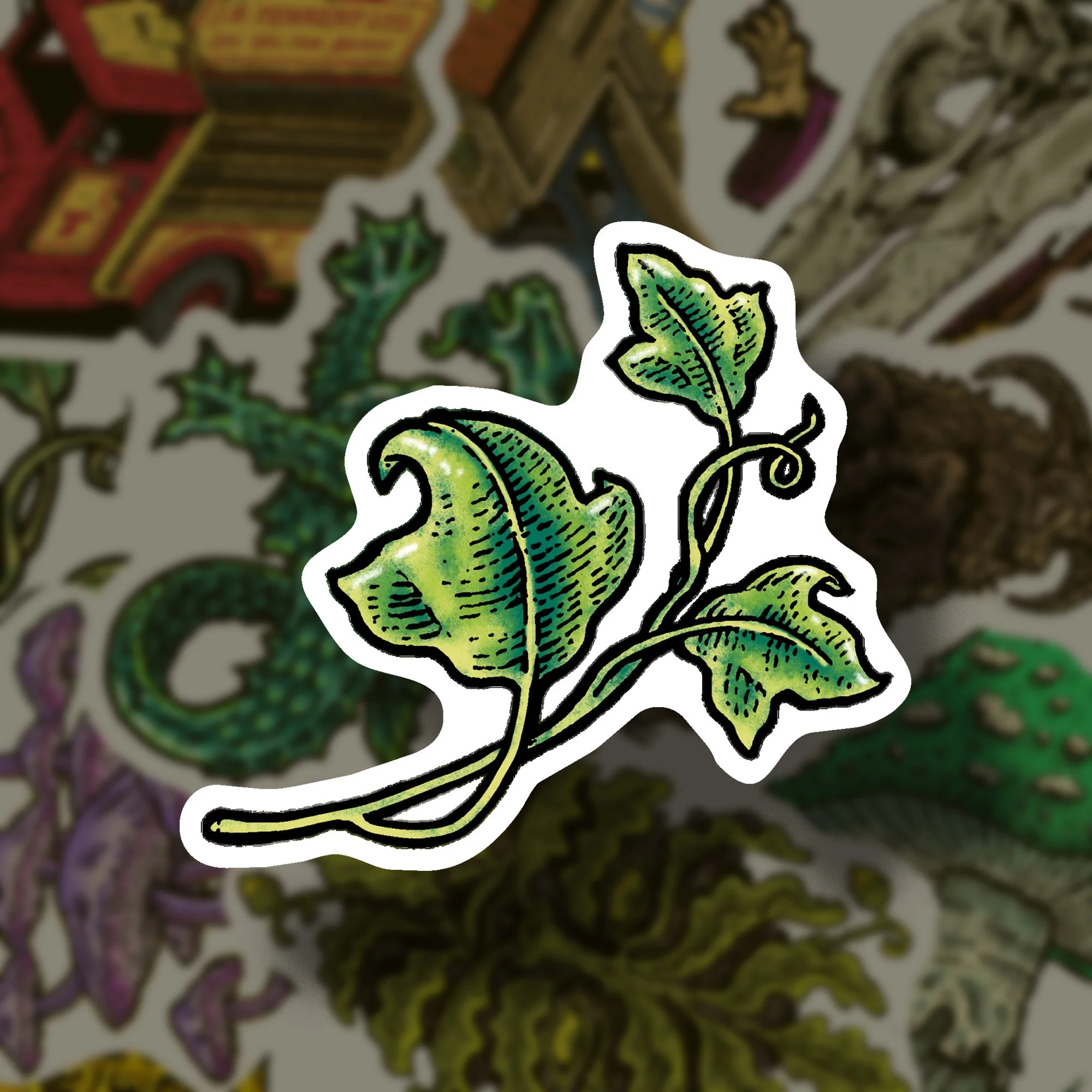 Ivy Leaf Sticker