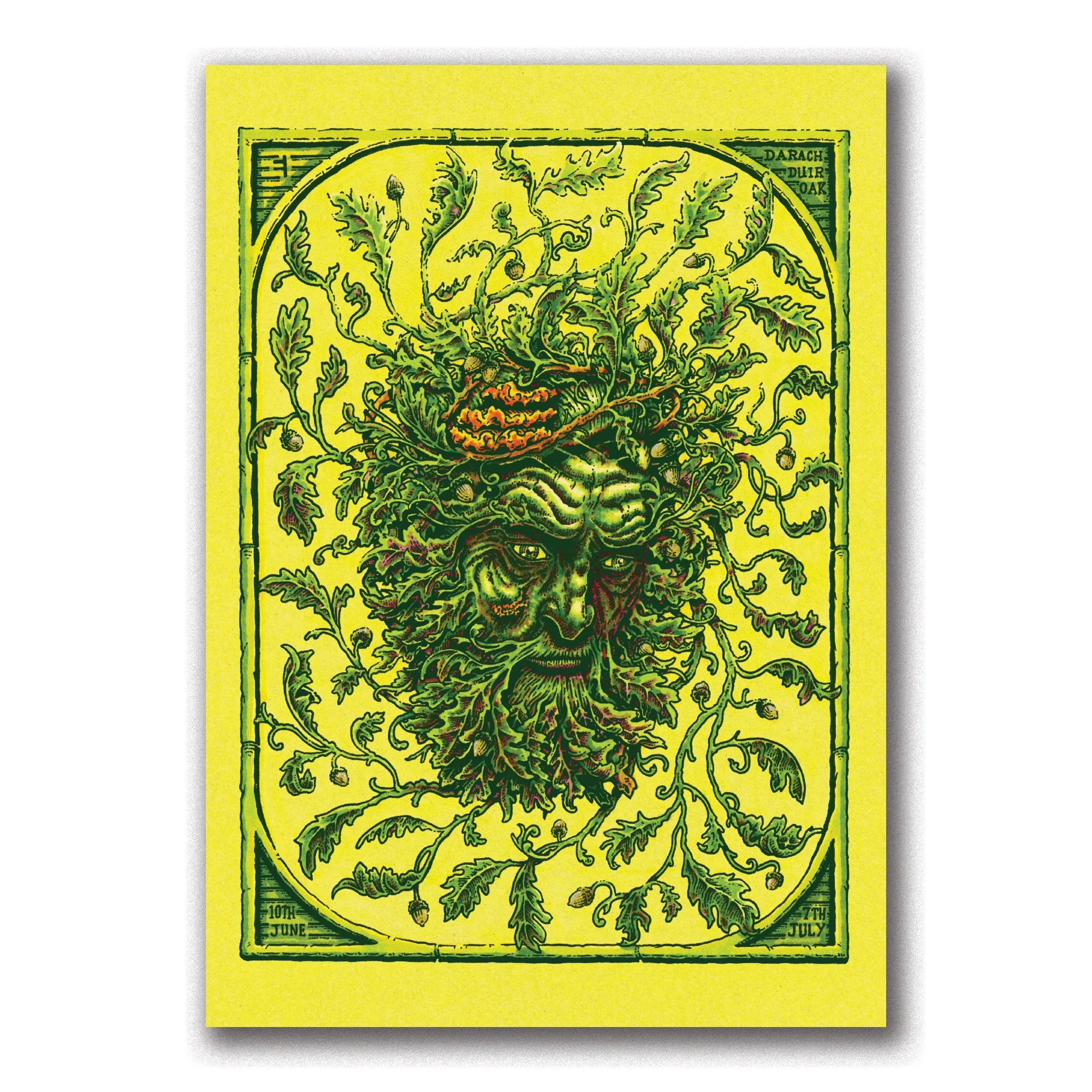 The Oak King Pen & Ink Illustration Small