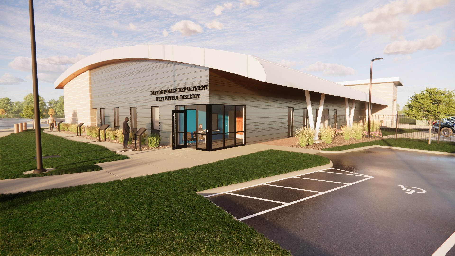 Dayton Police Department, New West Patrol District Station, OH