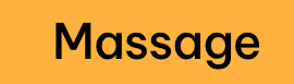 Schriftzug auf gelbem Hintergrund mit der Aufschrift 'Massage'.