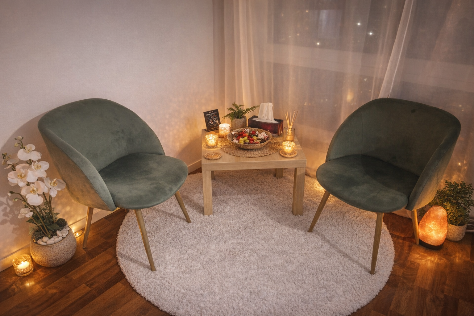 Gemütlicher Sitzbereich mit warmem Licht.png