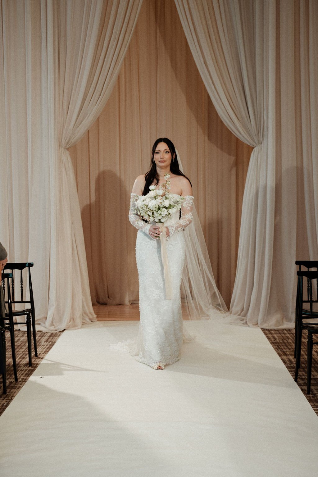 drape wedding ceremony