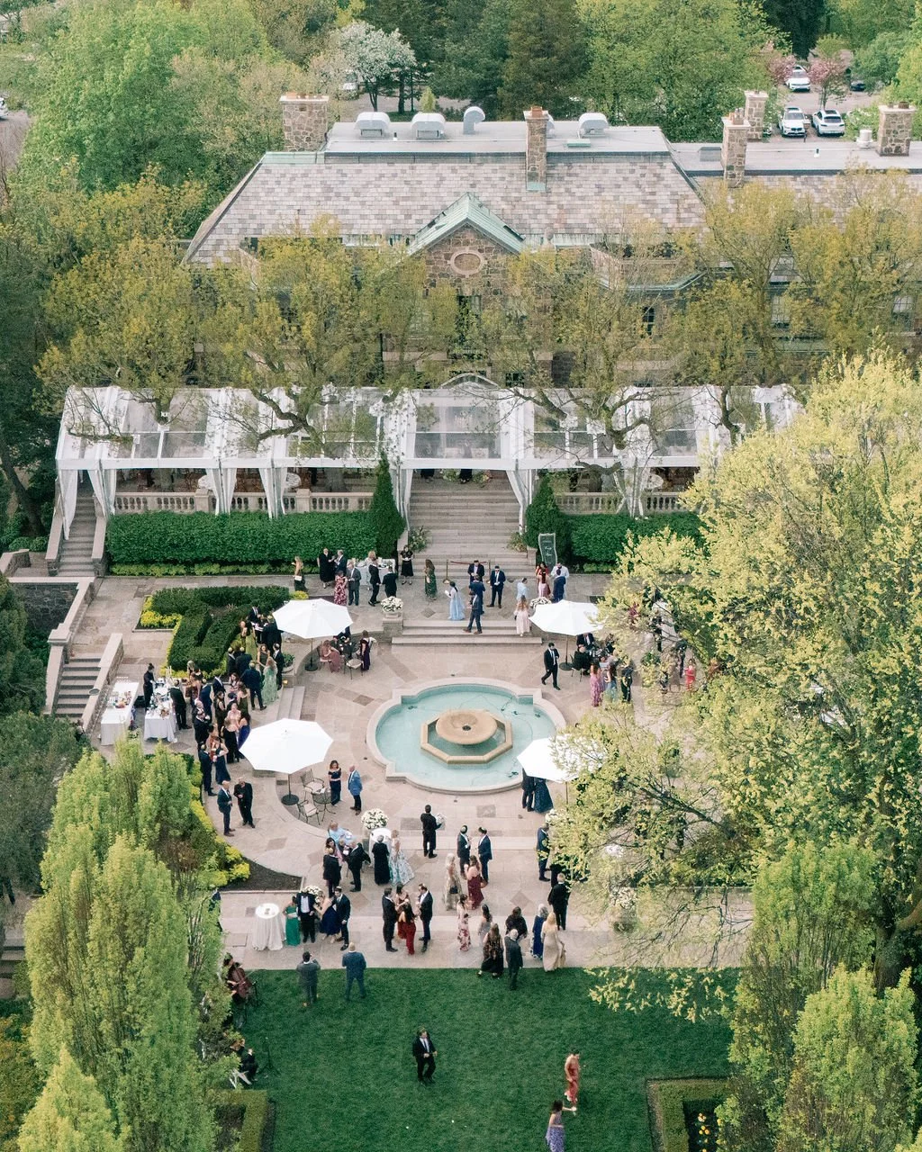 graydon hall manor wedding ariel