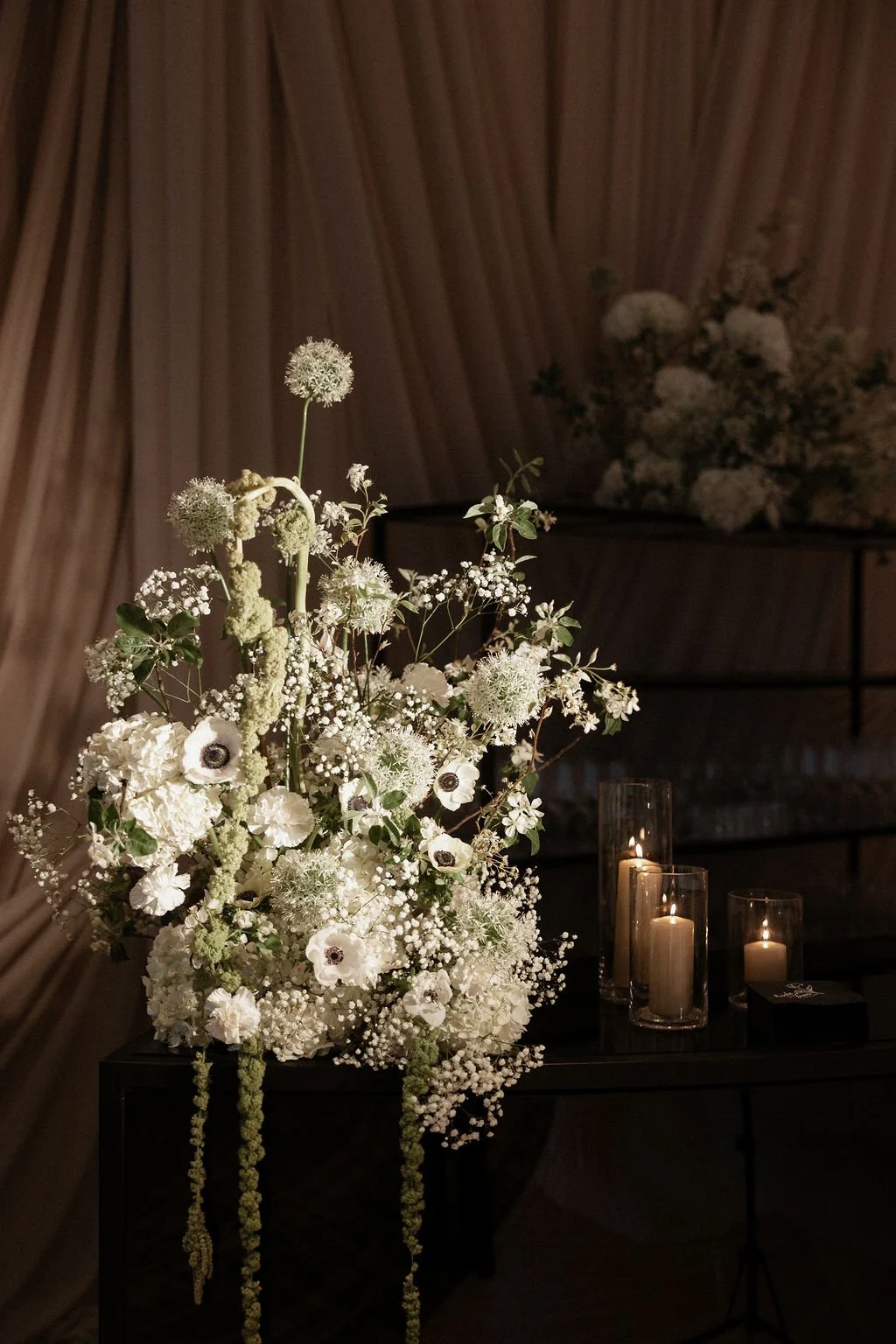 frothy wedding flowers