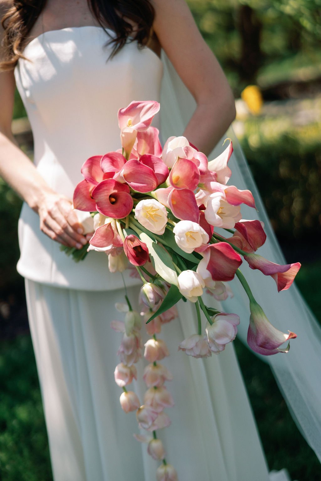 pink bridal bouquet