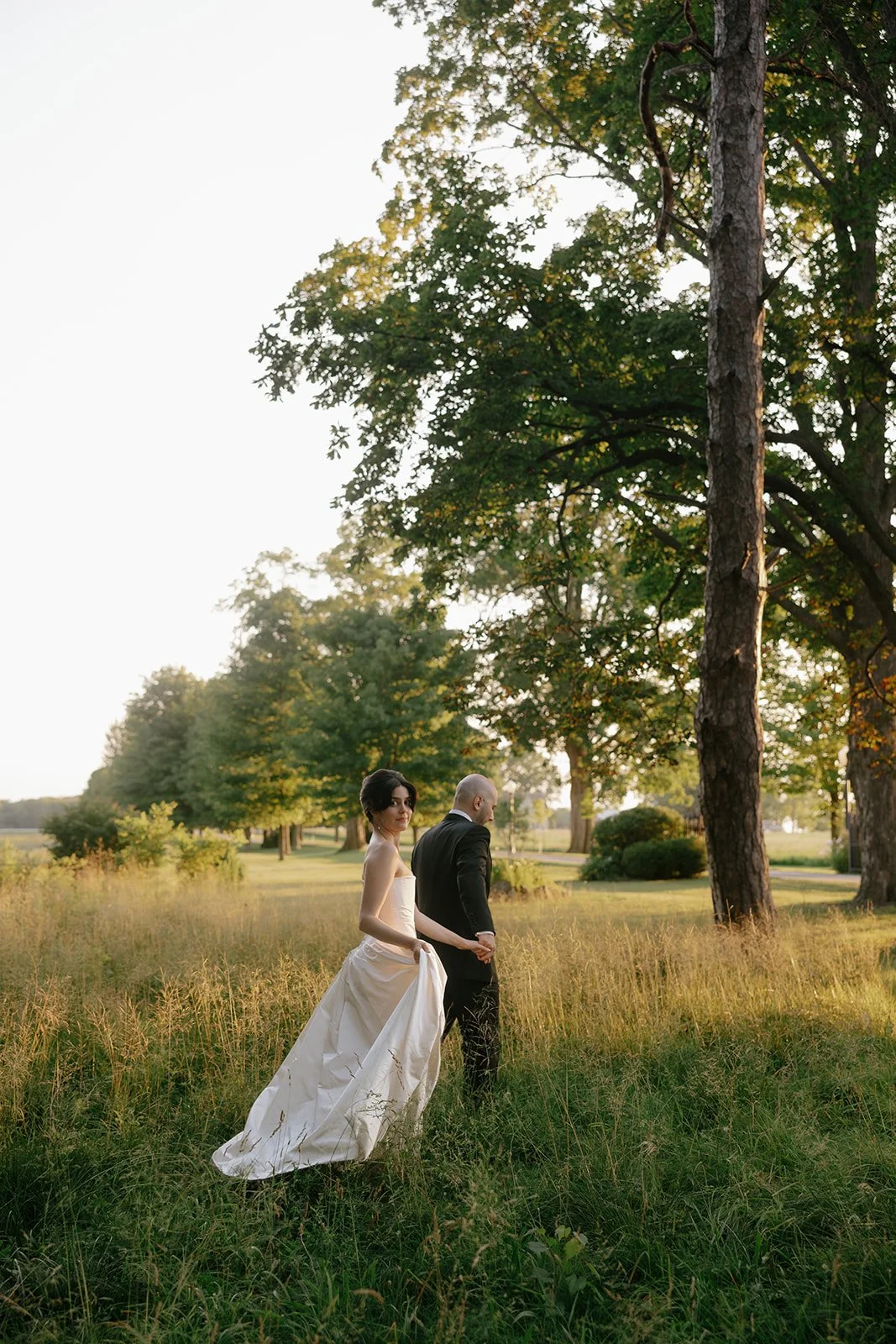 natural wedding photo