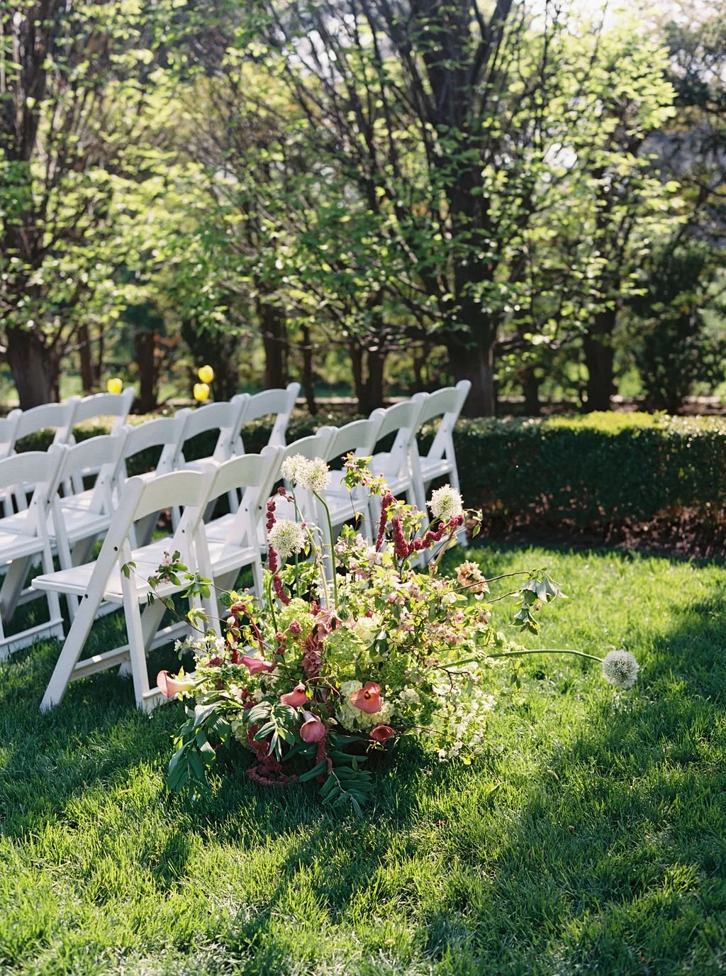aisle decor wedding