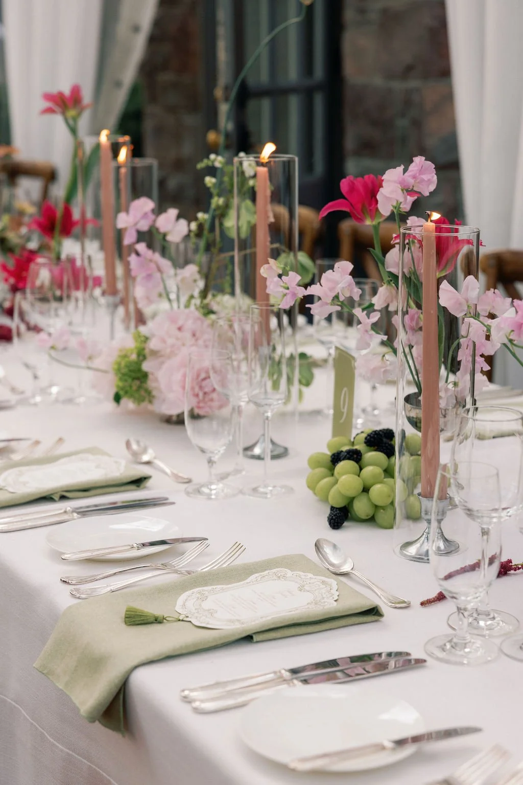fruit wedding centrepiece