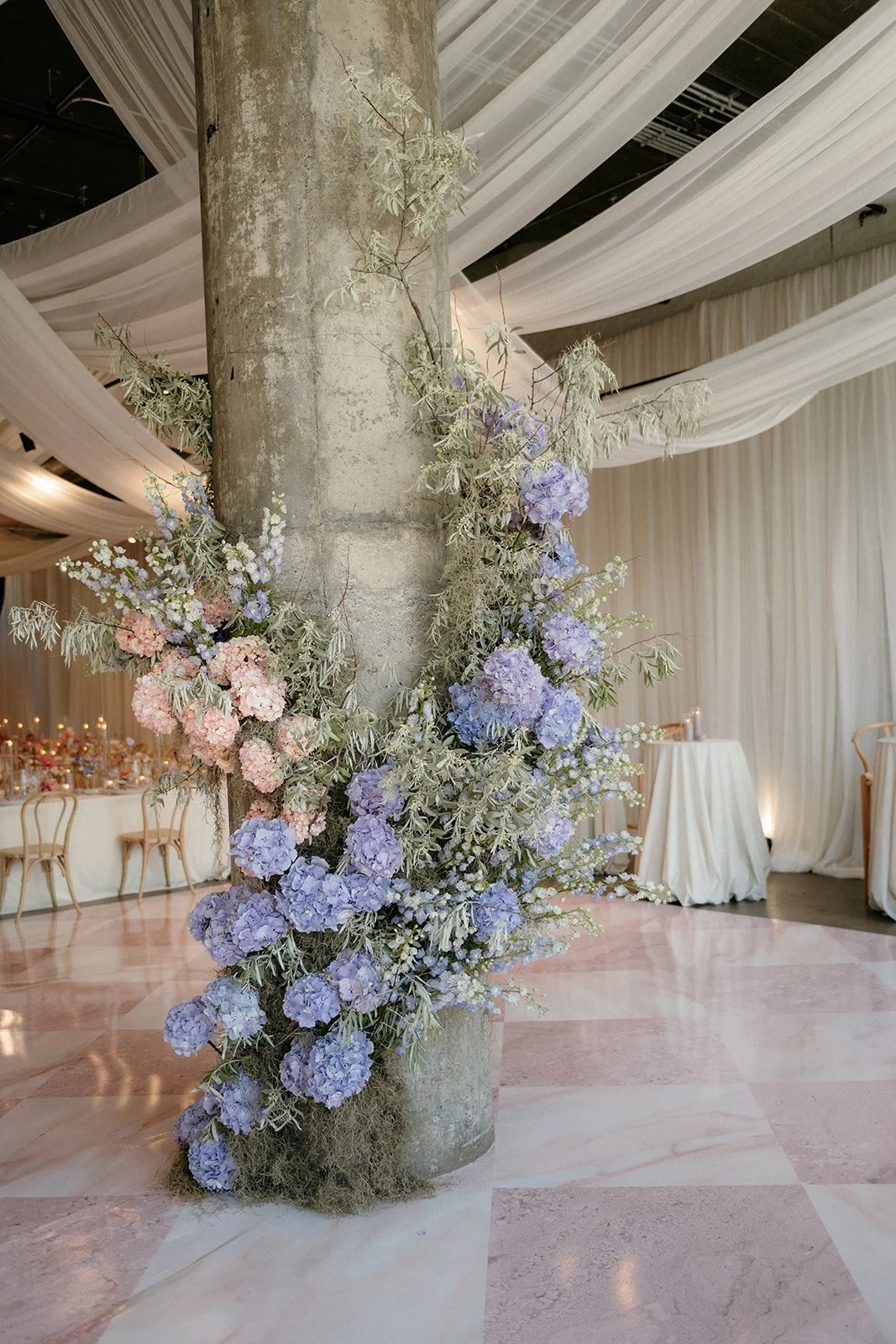pastel wedding decor