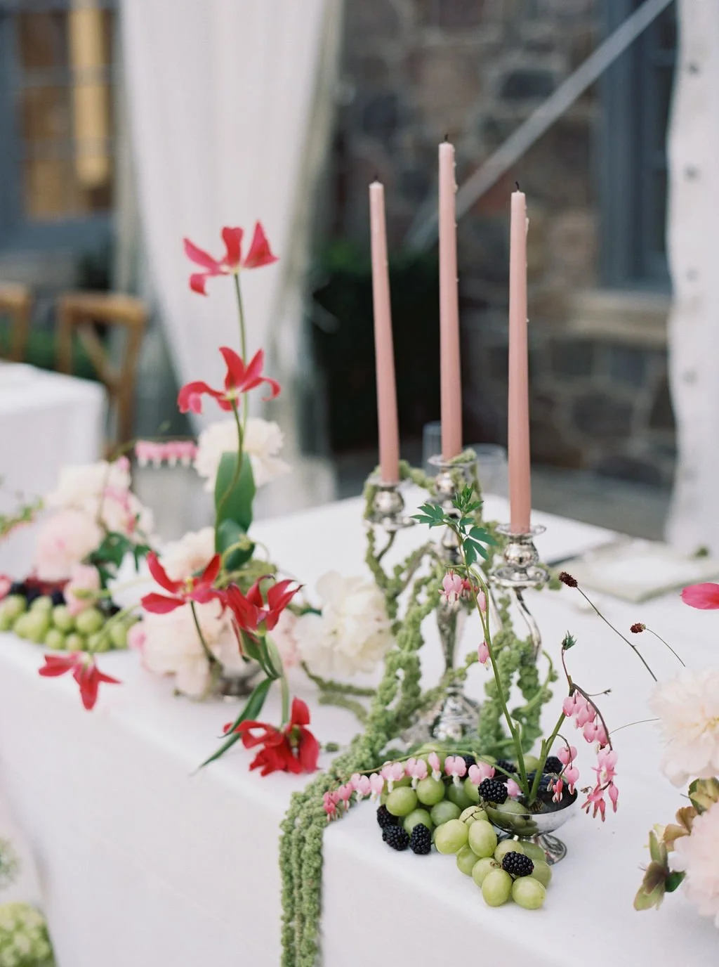 candelabra wedding