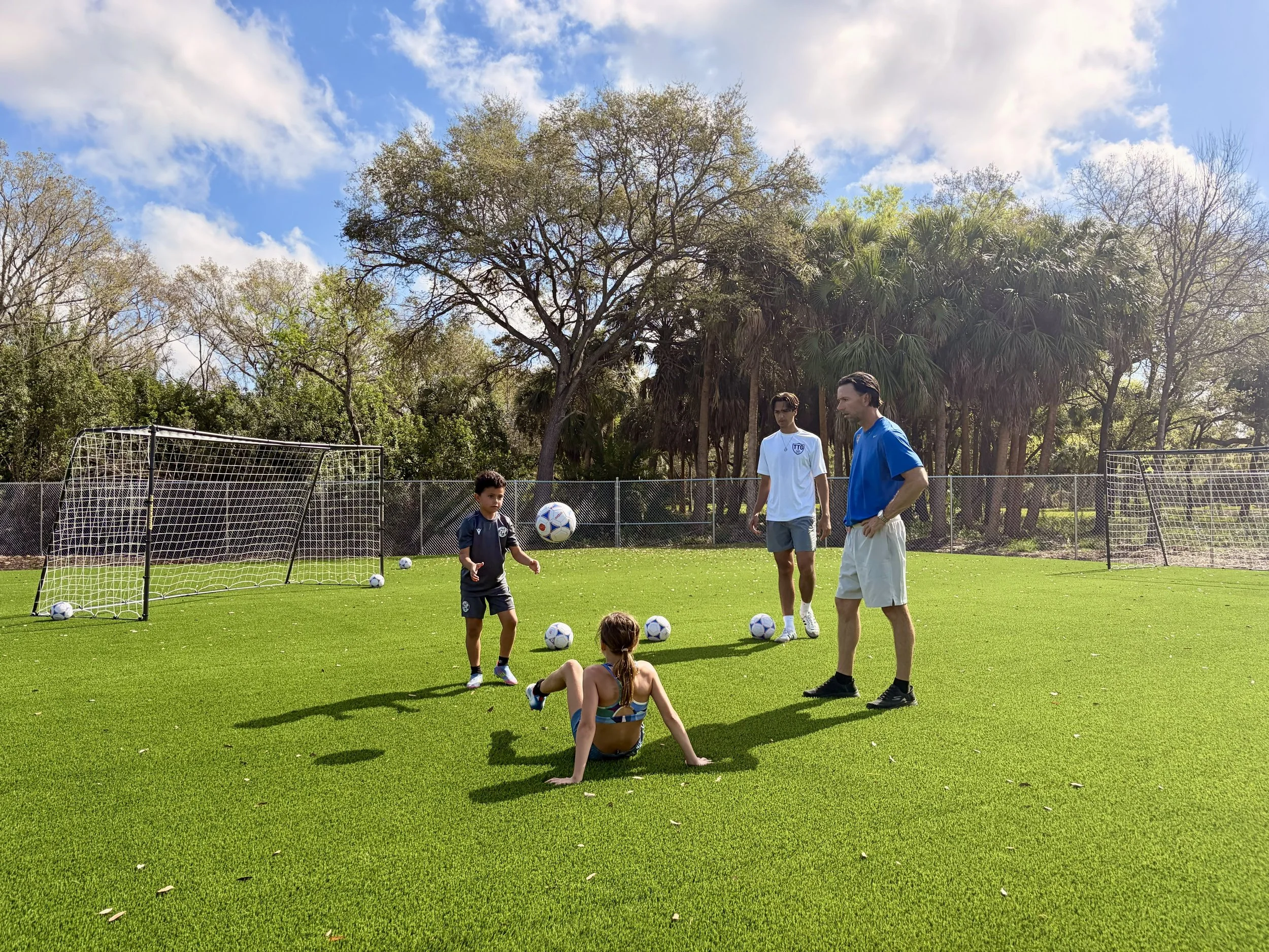 Youth touch soccer drills tampa training ground club neutral positive soccer