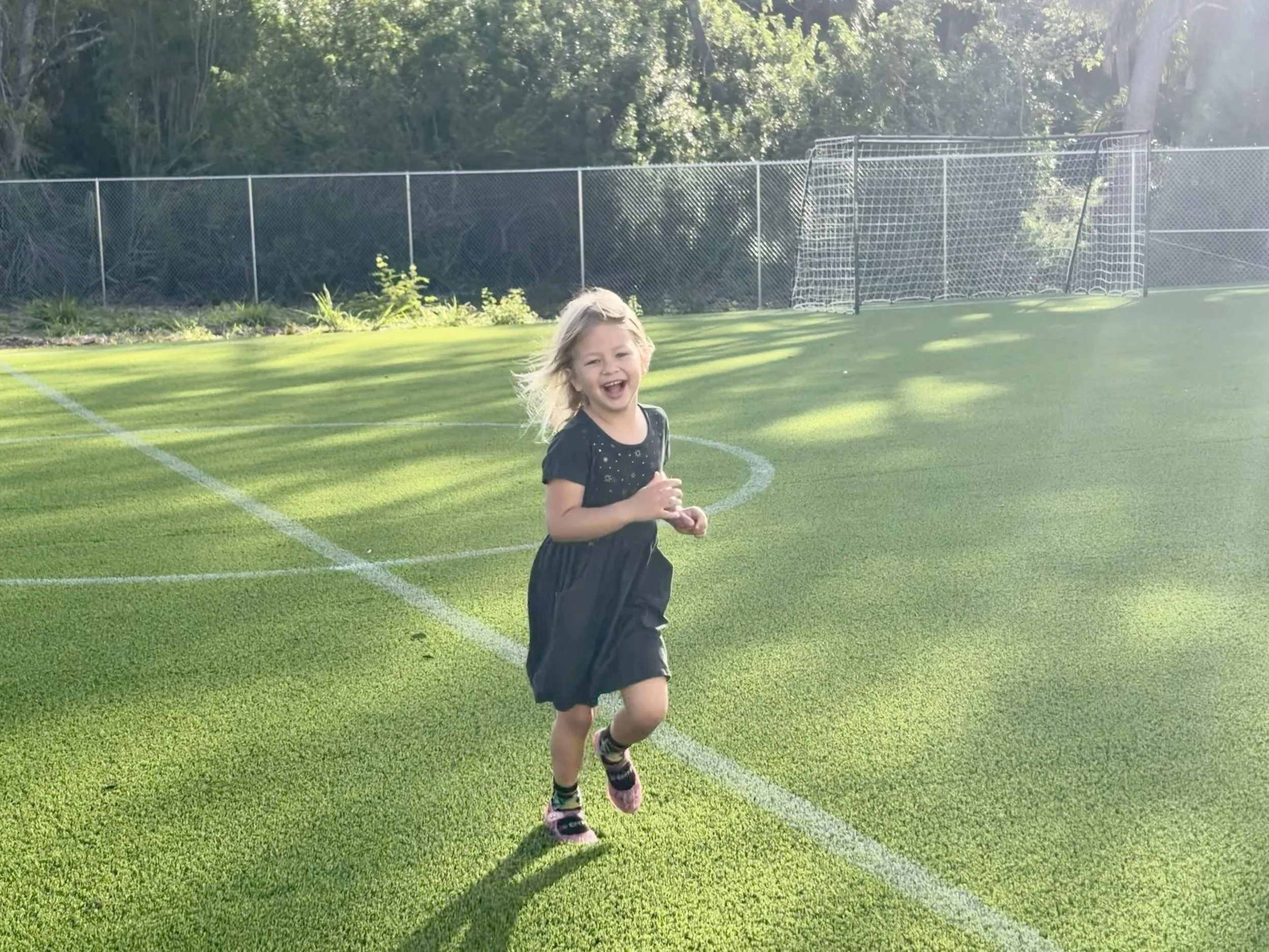 Youth playing and dancing tampa training ground positive club neutral soccer