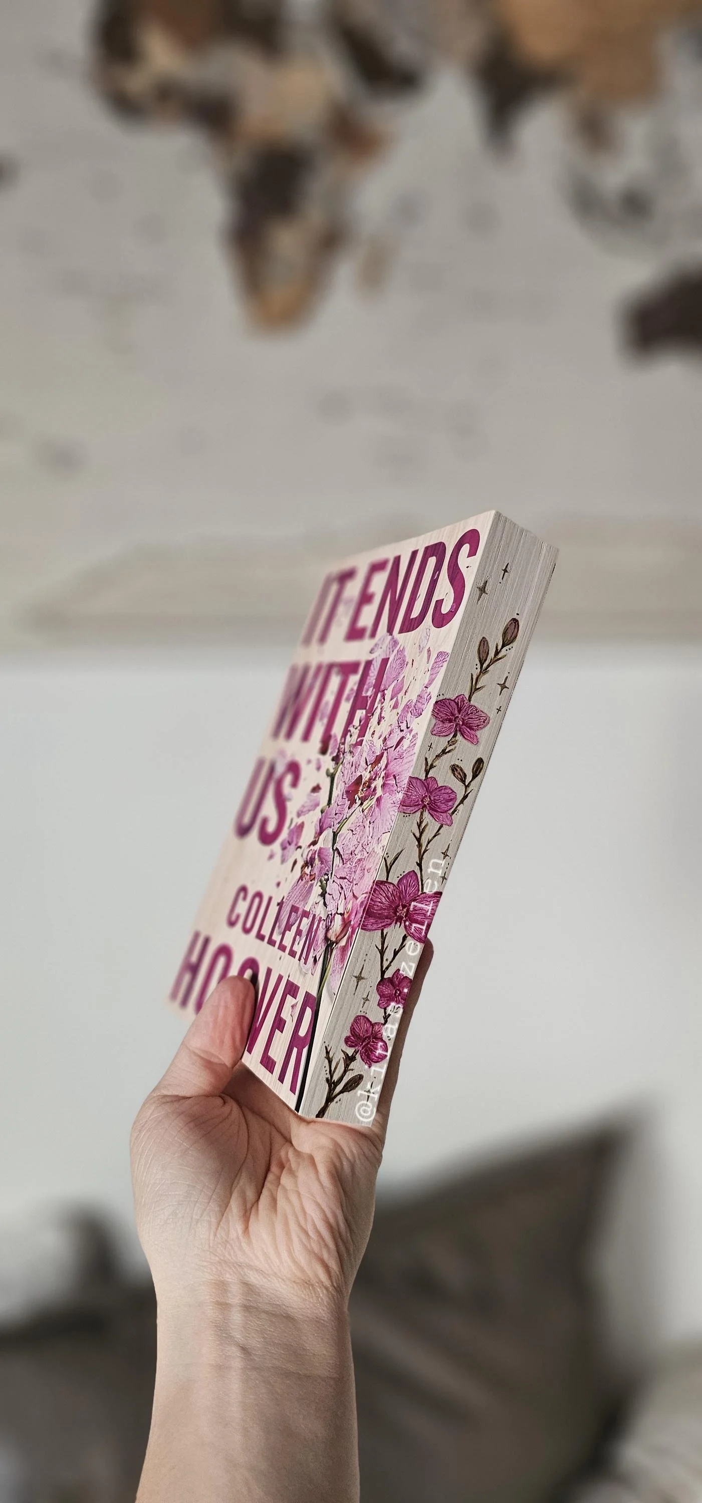Handbemalte Farbschnittausgabe zu IT ENDS WITH Us
