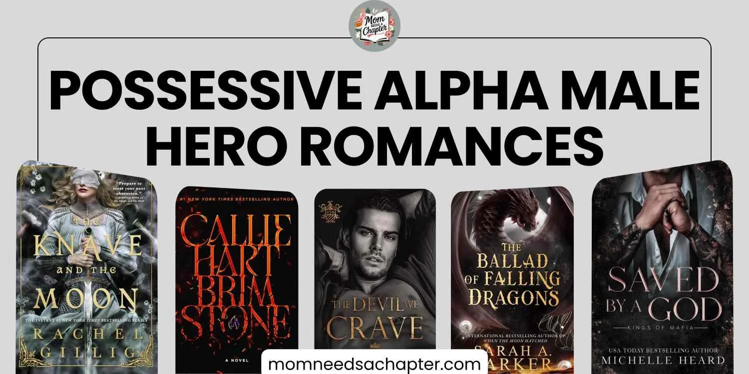 Blog banner graphic for the Possessive Alpha Male Hero Romance Book List