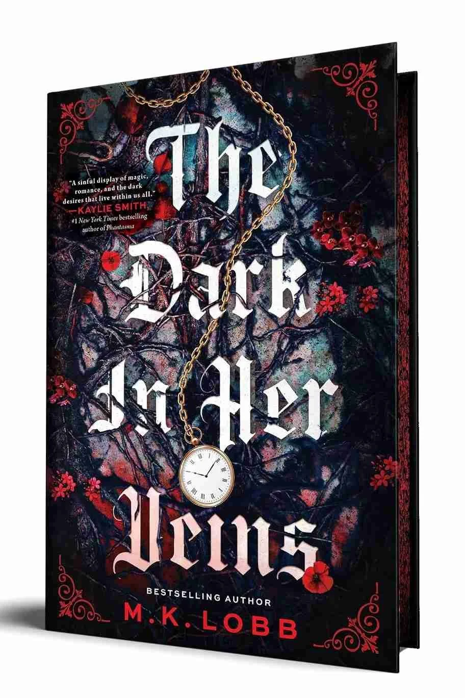 Deluxe edition of the new dark romance The Dark in Her Veins by M. K. Lobb
