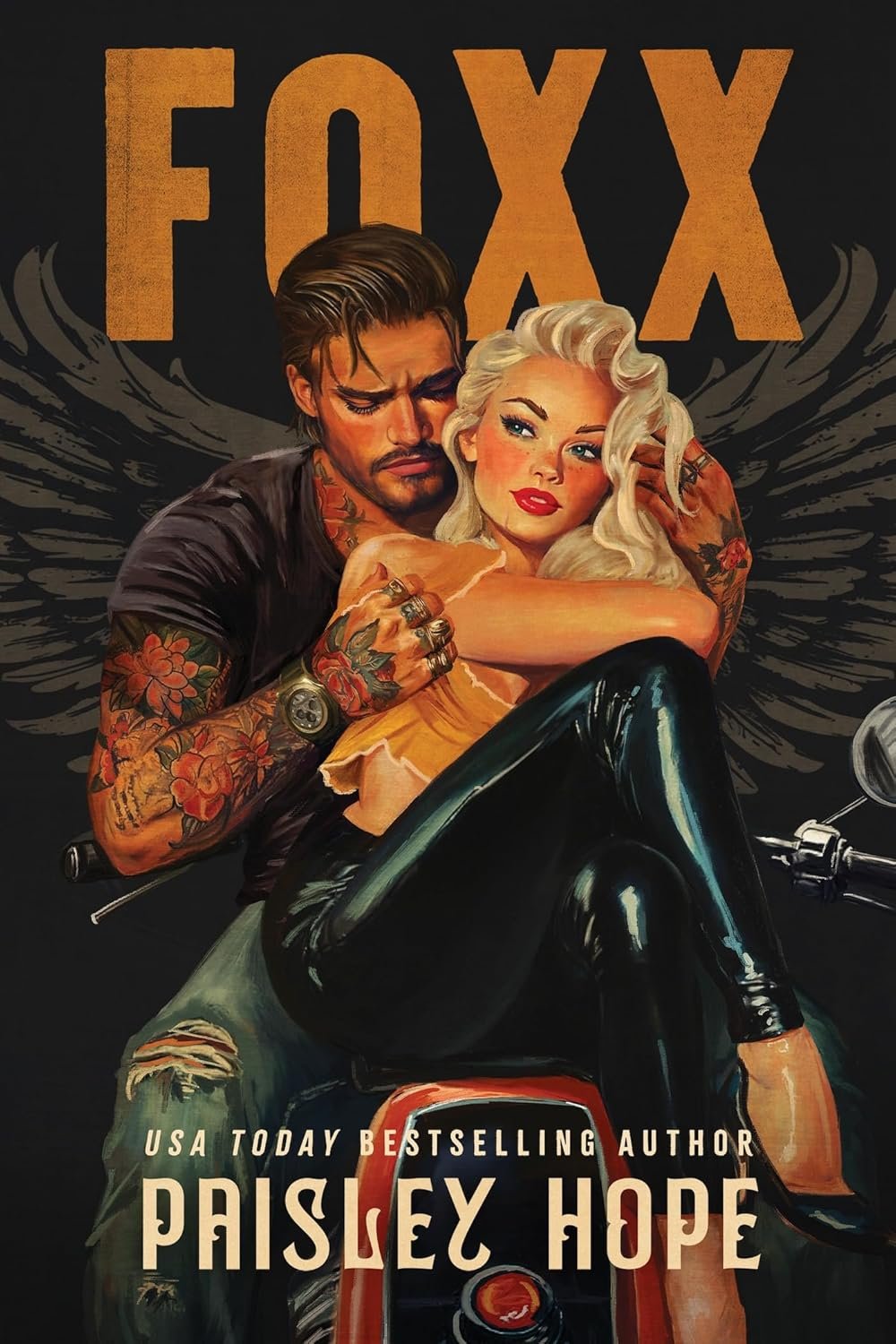 Cover graphic for the dark romance Foxx by Paisley Hope