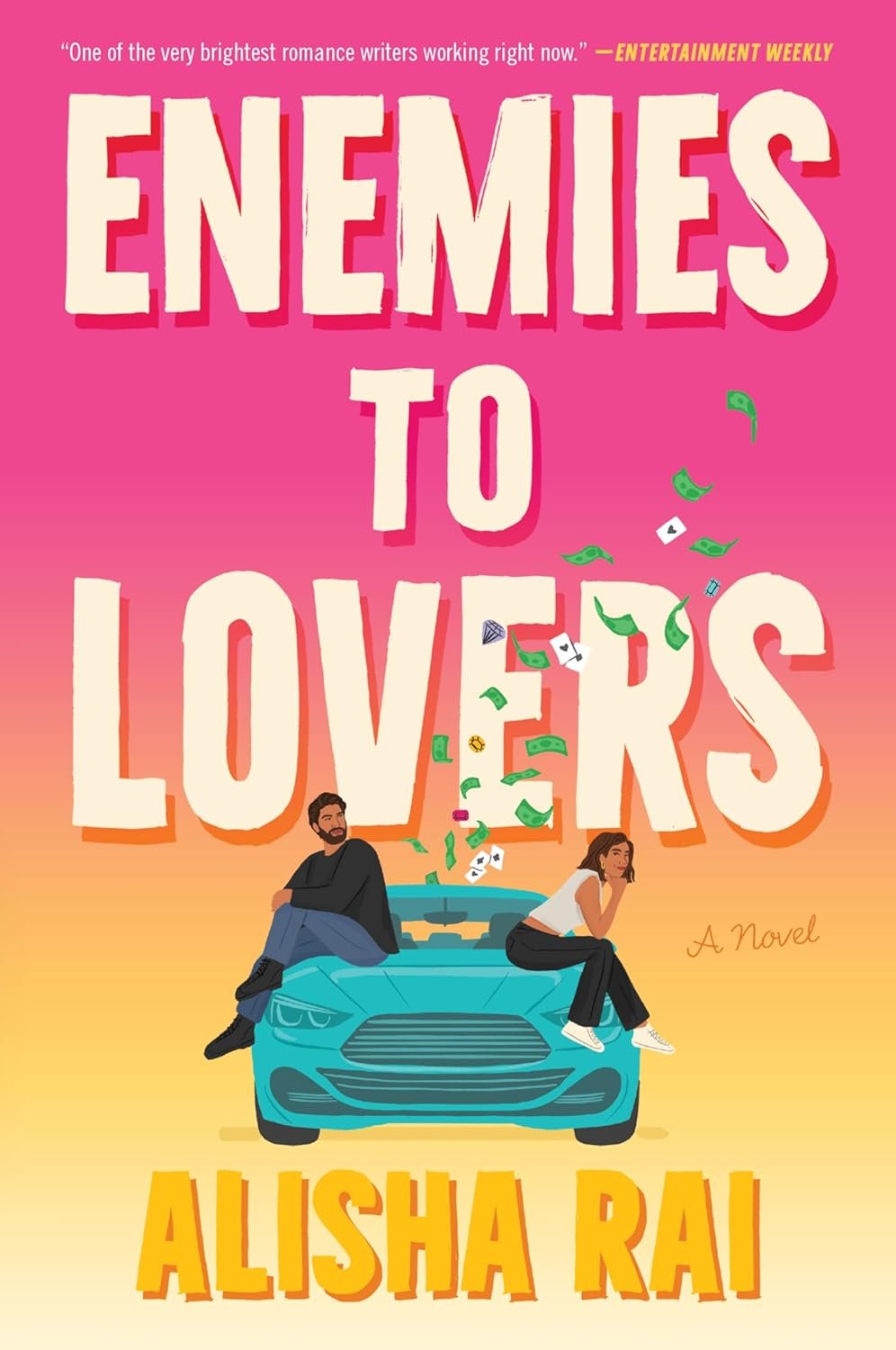 Cover graphic for the book Enemies to Lovers by Alisha Raj