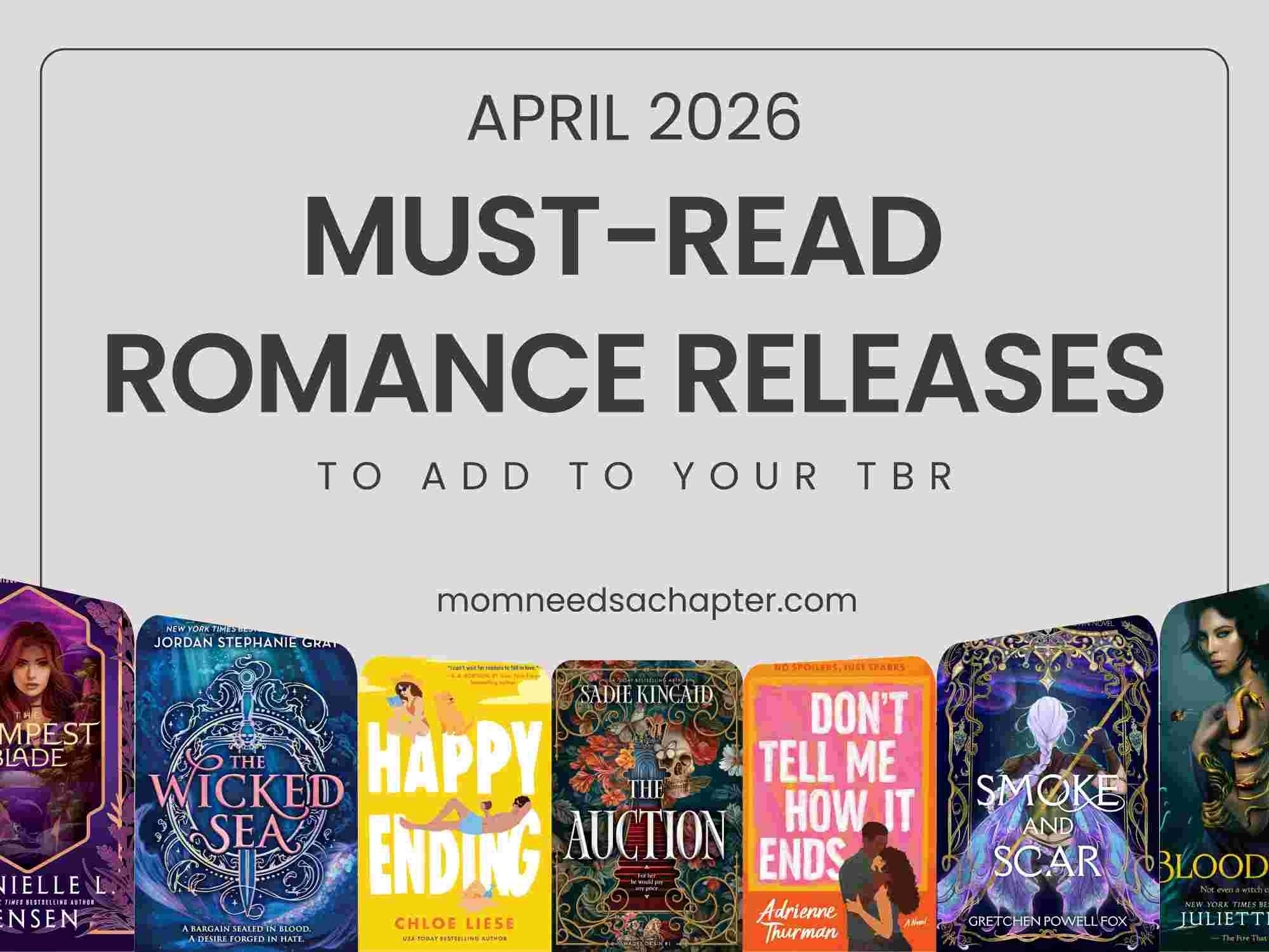 Best Romance Books Coming Out in April 2026