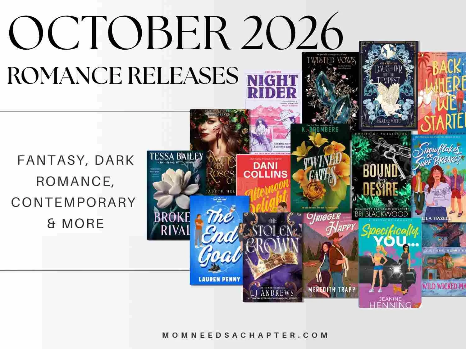 October 2026 Romance Releases: 40+ New Books to Read This Fall