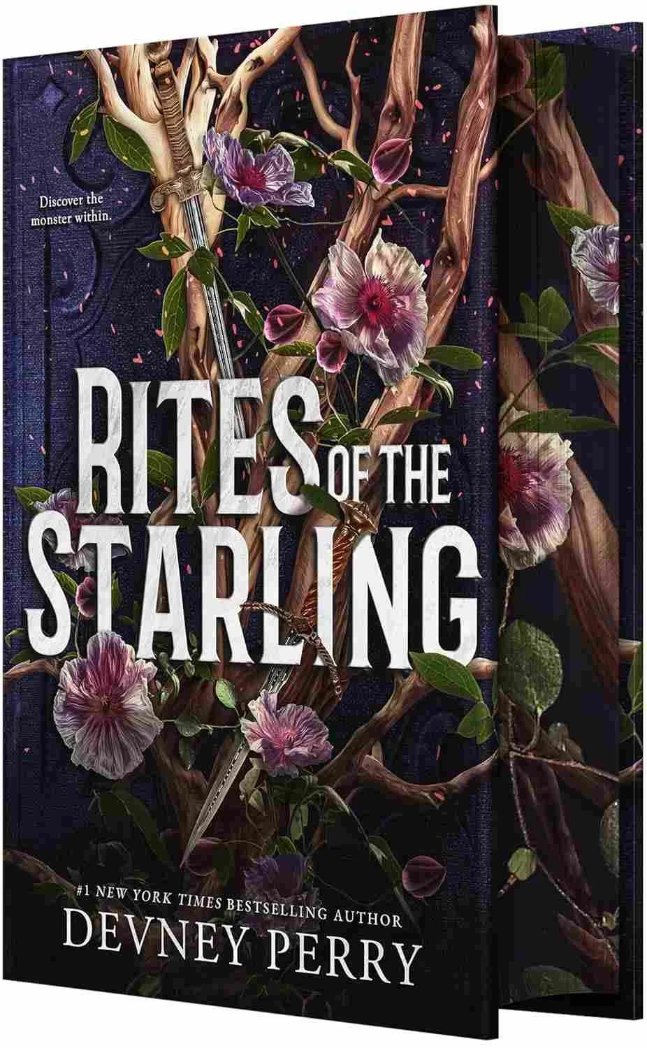 Graphic of the deluxe hardcover edition of Rites of the Starling by Devney Perry