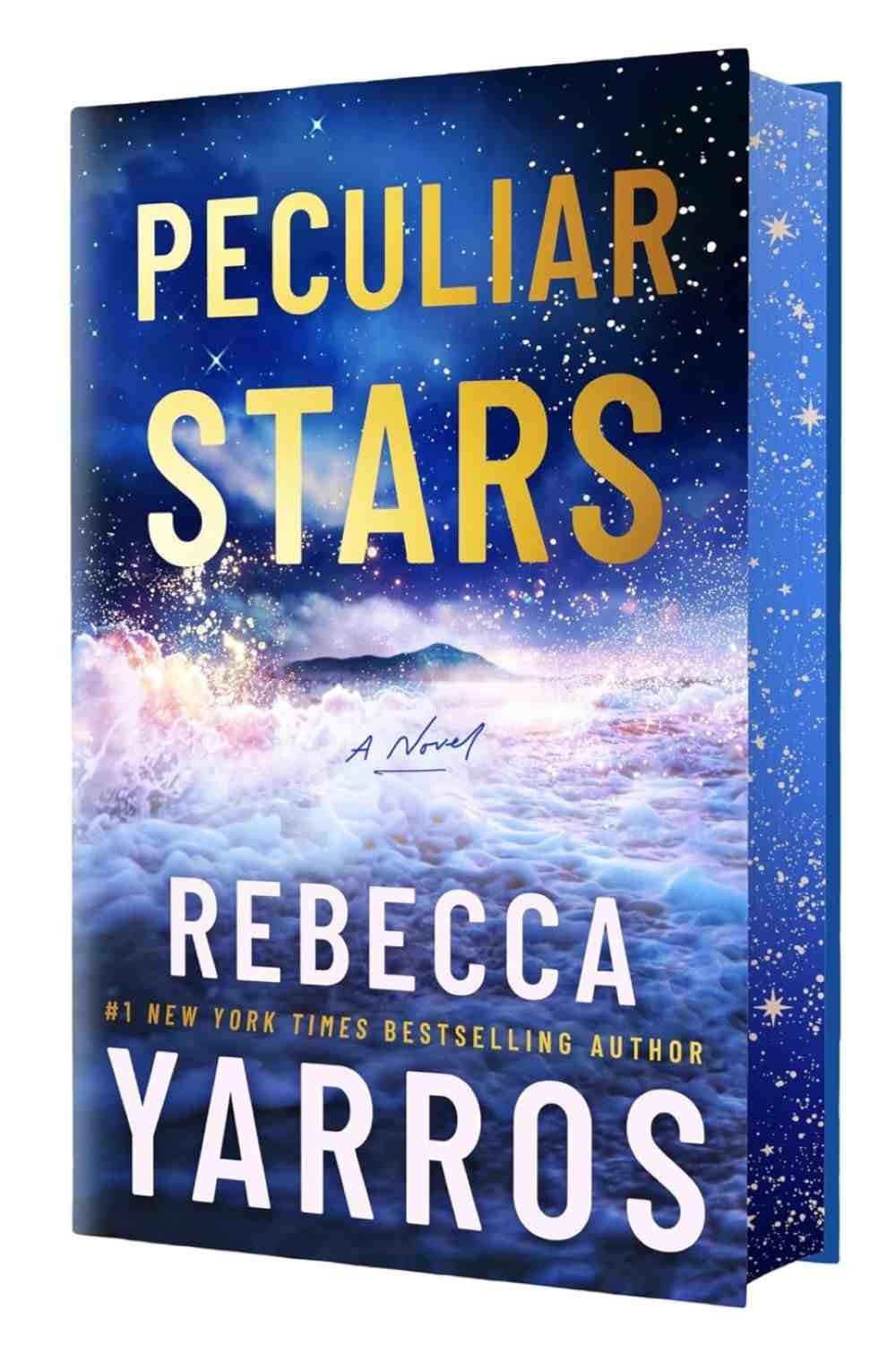 Cover graphic for the November 2026 romance release Peculiar Stars by Rebecca Yarros