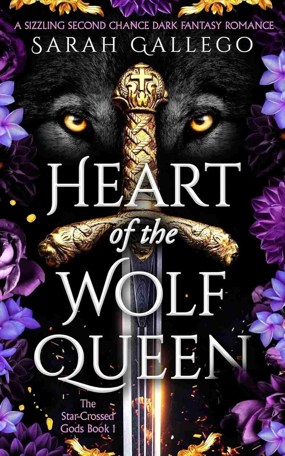Cover graphic of the book Heart of the Wolf Queen by Sarah Gallego