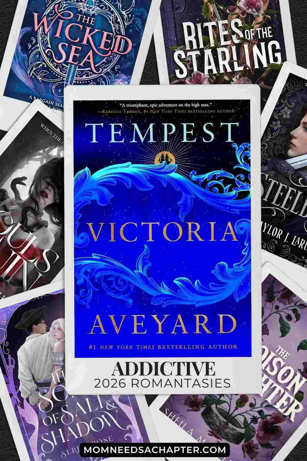 Collage of 2026 addictive romantasy books to read