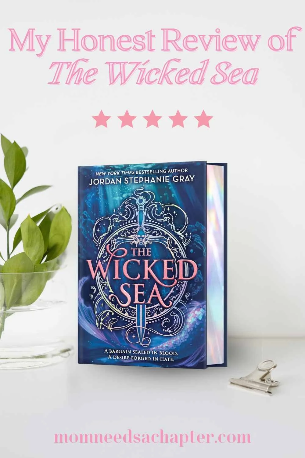Blog post graphic for My Honest Review of The Wicked Sea by Jordan Stephanie Gray