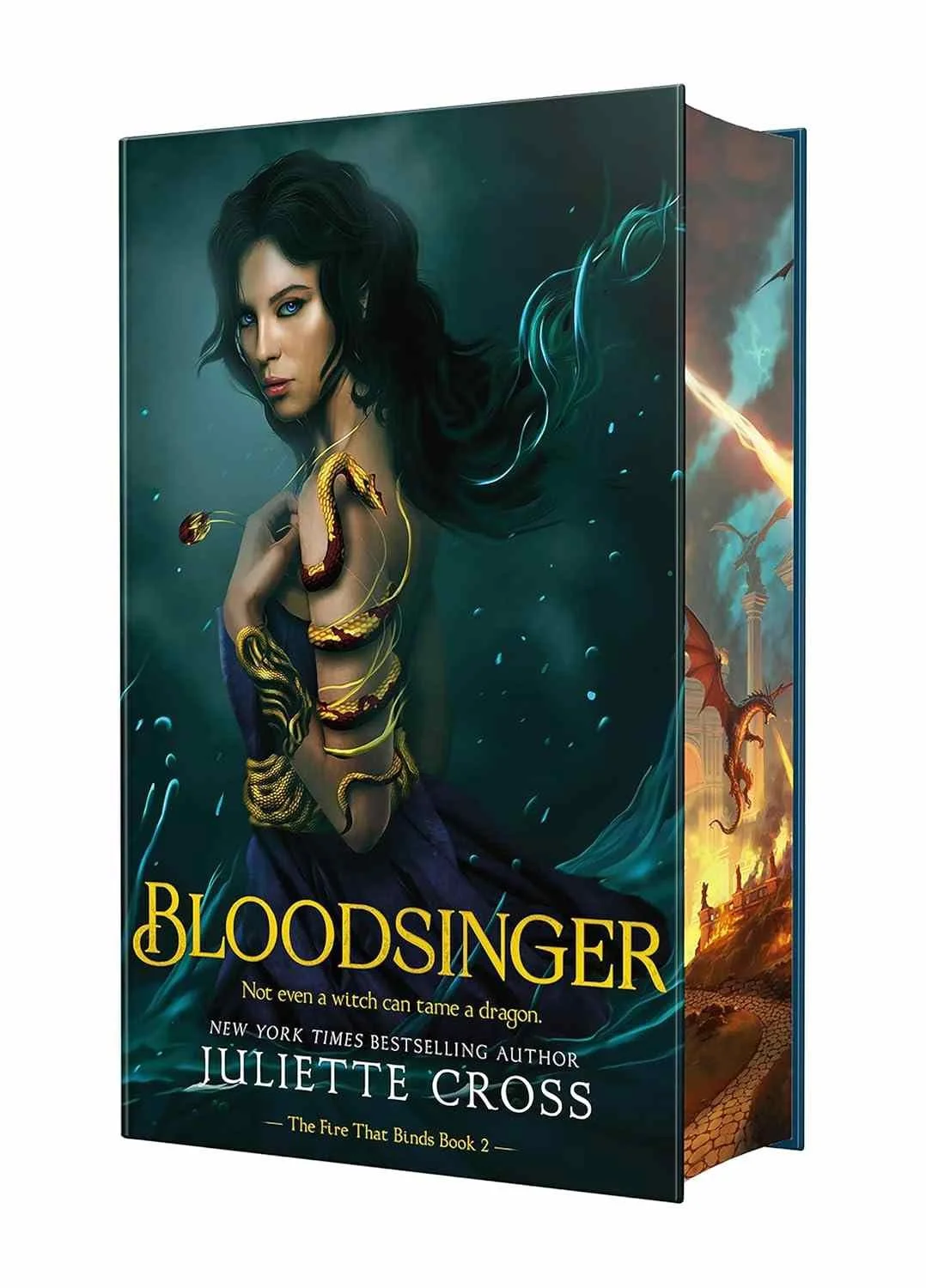 Bloodsinger by Juliette Cross a dragon shifter romantasy
