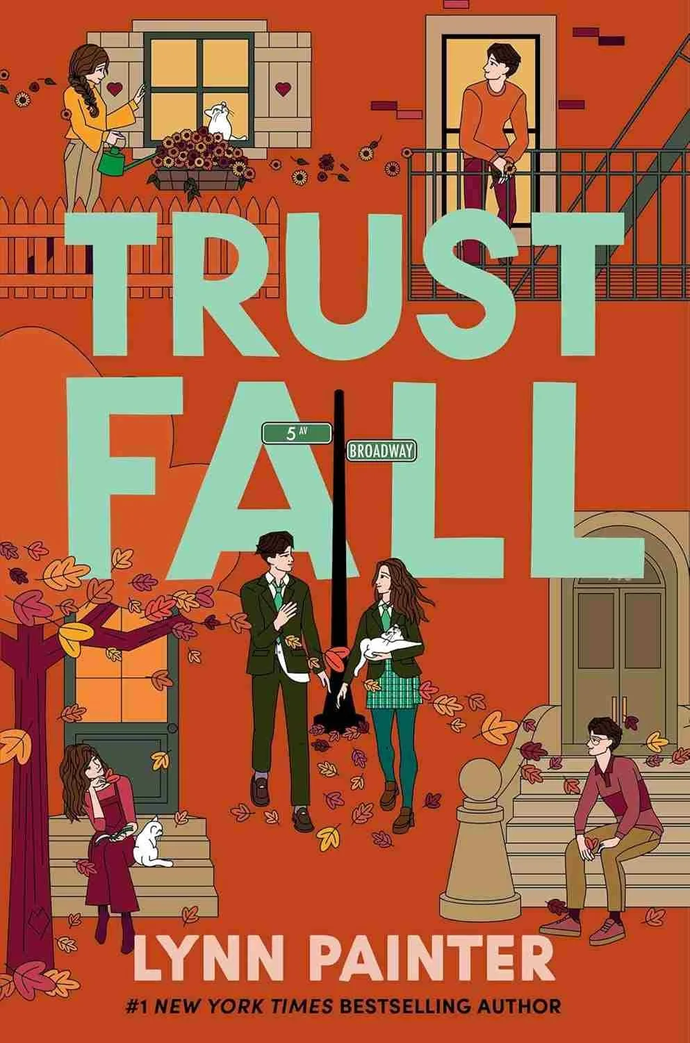 Cover graphic for the fall romance Trust Fall by Lynn Painter, releasing September 29, 2026