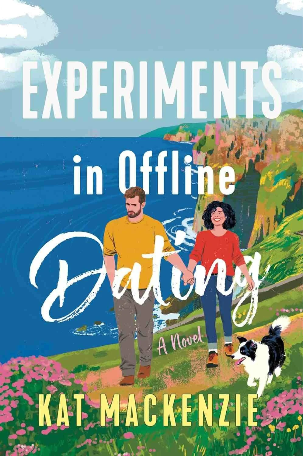 Cover graphic for the contemporary romance Experiments in Offline Dating by Kat Mackenzie
