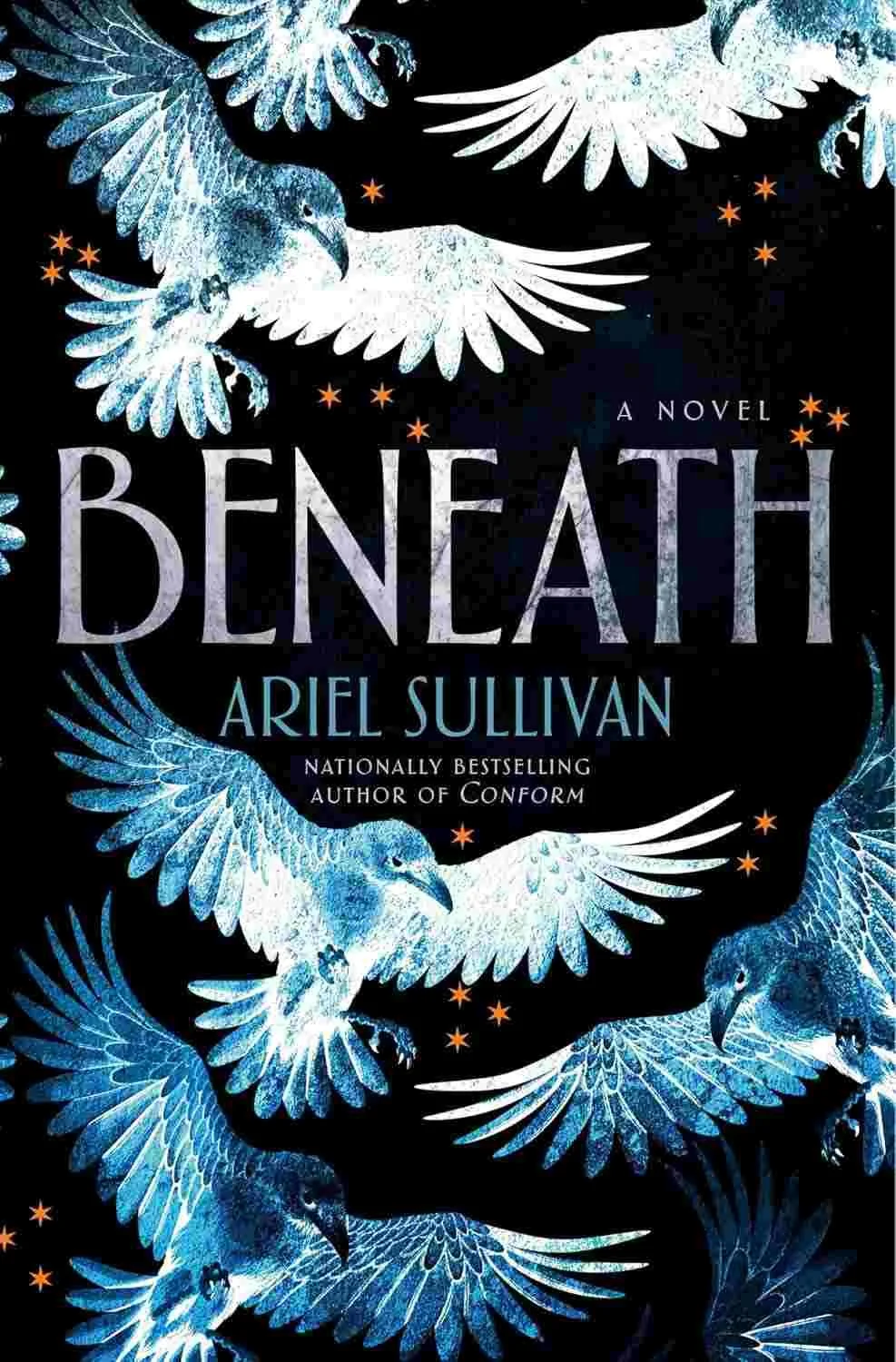 Cover graphic for the adult dystopian romance Beneath by Ariel Sullivan