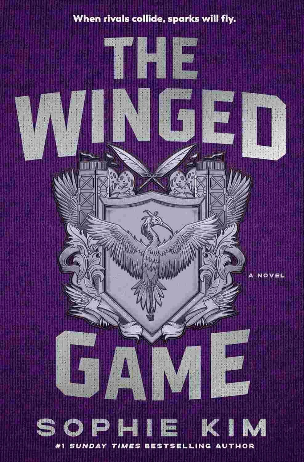 Cover graphic for the fantasy romance The Winged Game by Sophie Kim