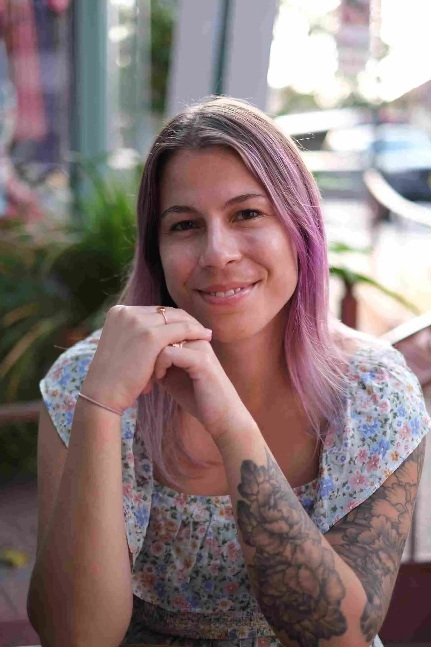 Headshot of the indie romance author Theresa Christine